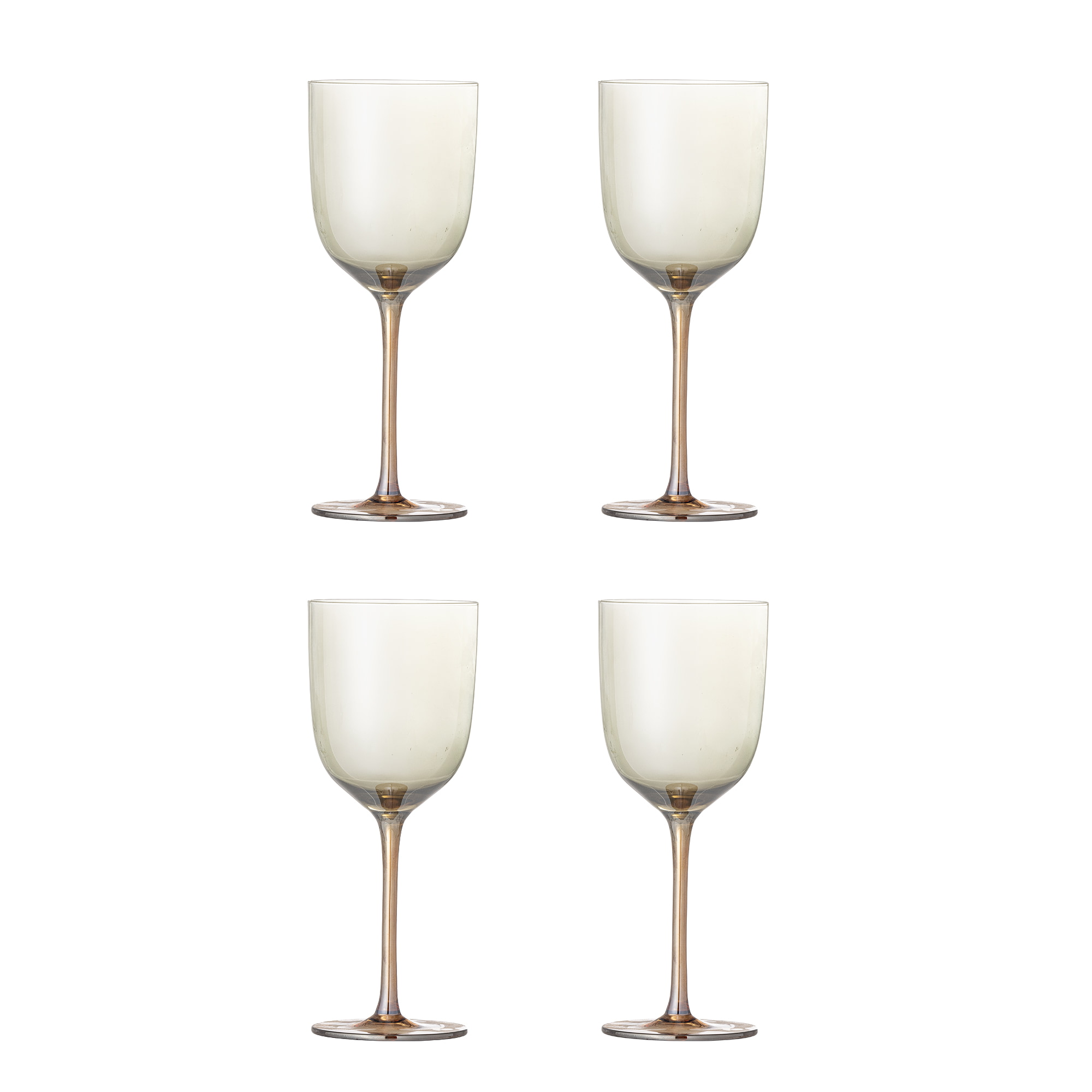 Bloomingville Wijnglas Aston Set van 4 stuks - Transparant