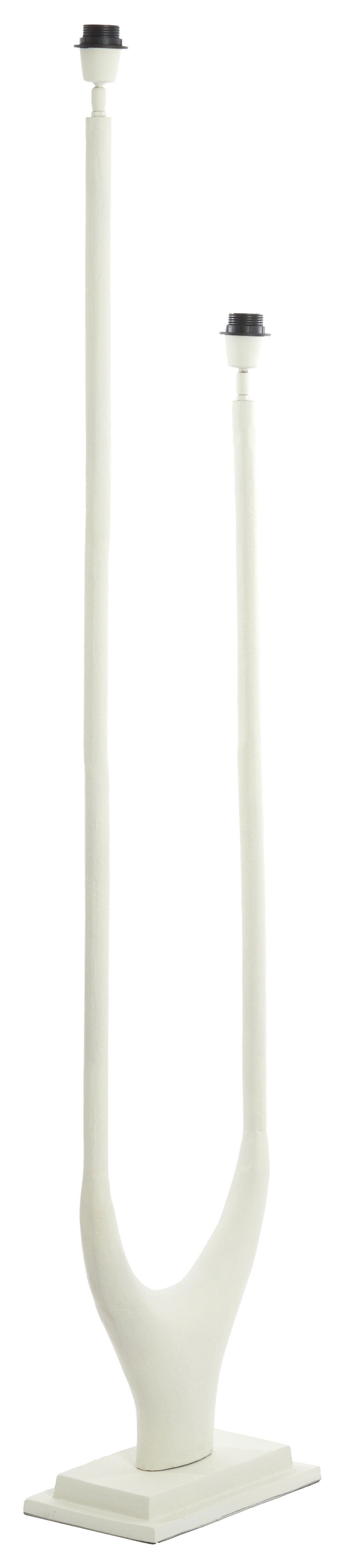 Light & Living Vloerlamp 'Gavi' 2-Lamps, kleur Crème (excl. kap)