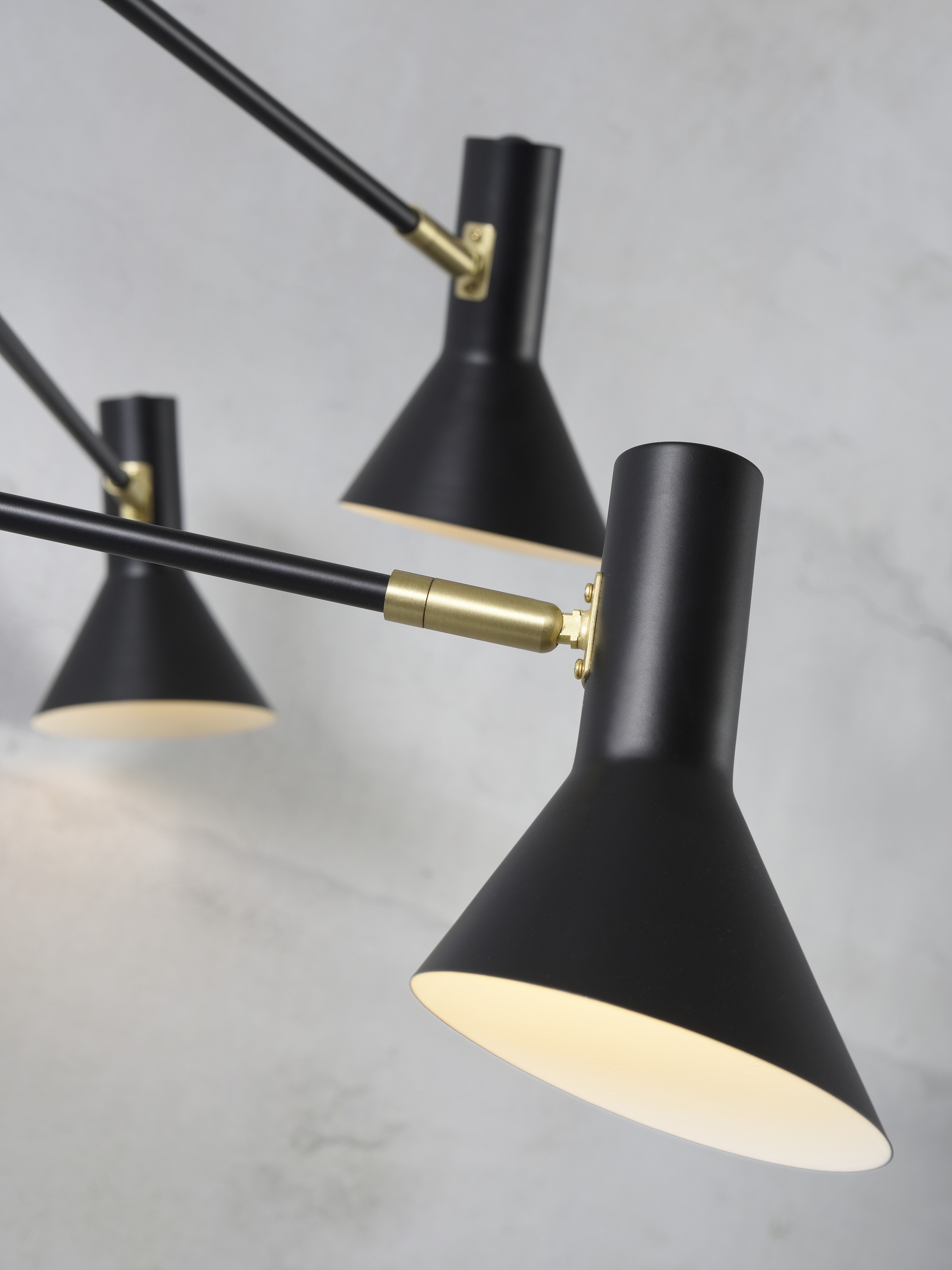 its about RoMi Plafondlamp 'Izmir' 6-lamps, kleur Zwart