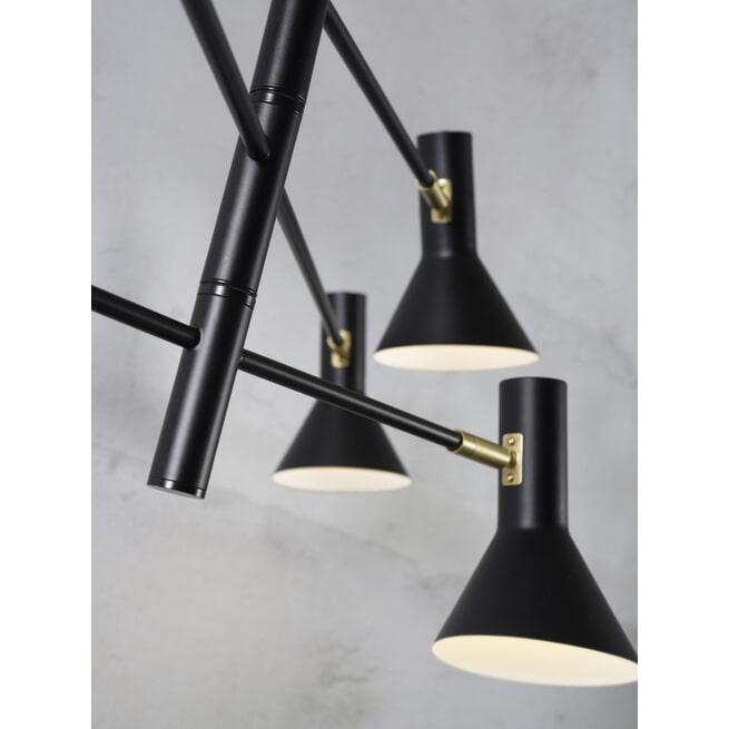 its about RoMi Plafondlamp 'Izmir' 3-lamps, kleur Zwart
