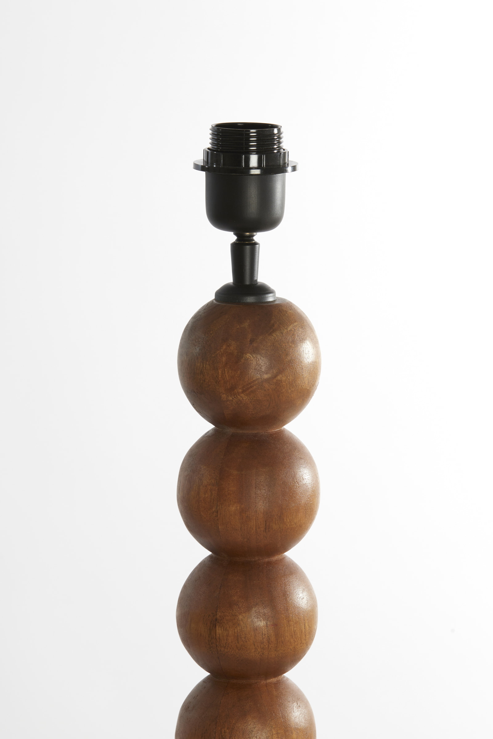 Light & Living Vloerlamp 'Veglio' Mangohout, 130cm, kleur Bruin (excl. kap)