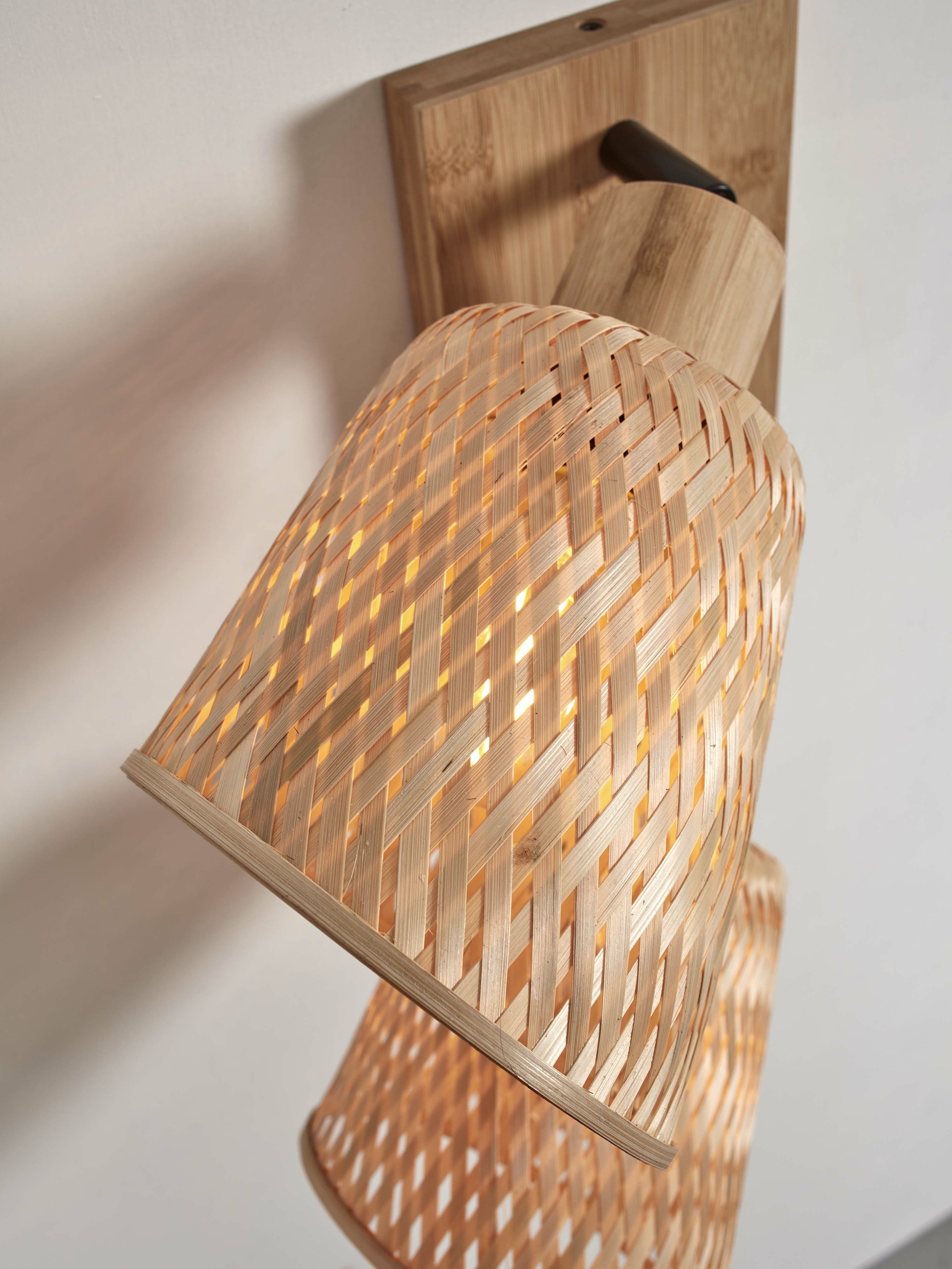GOOD&MOJO Plafondlamp 'Java' 2-lamps, Bamboe, kleur Naturel