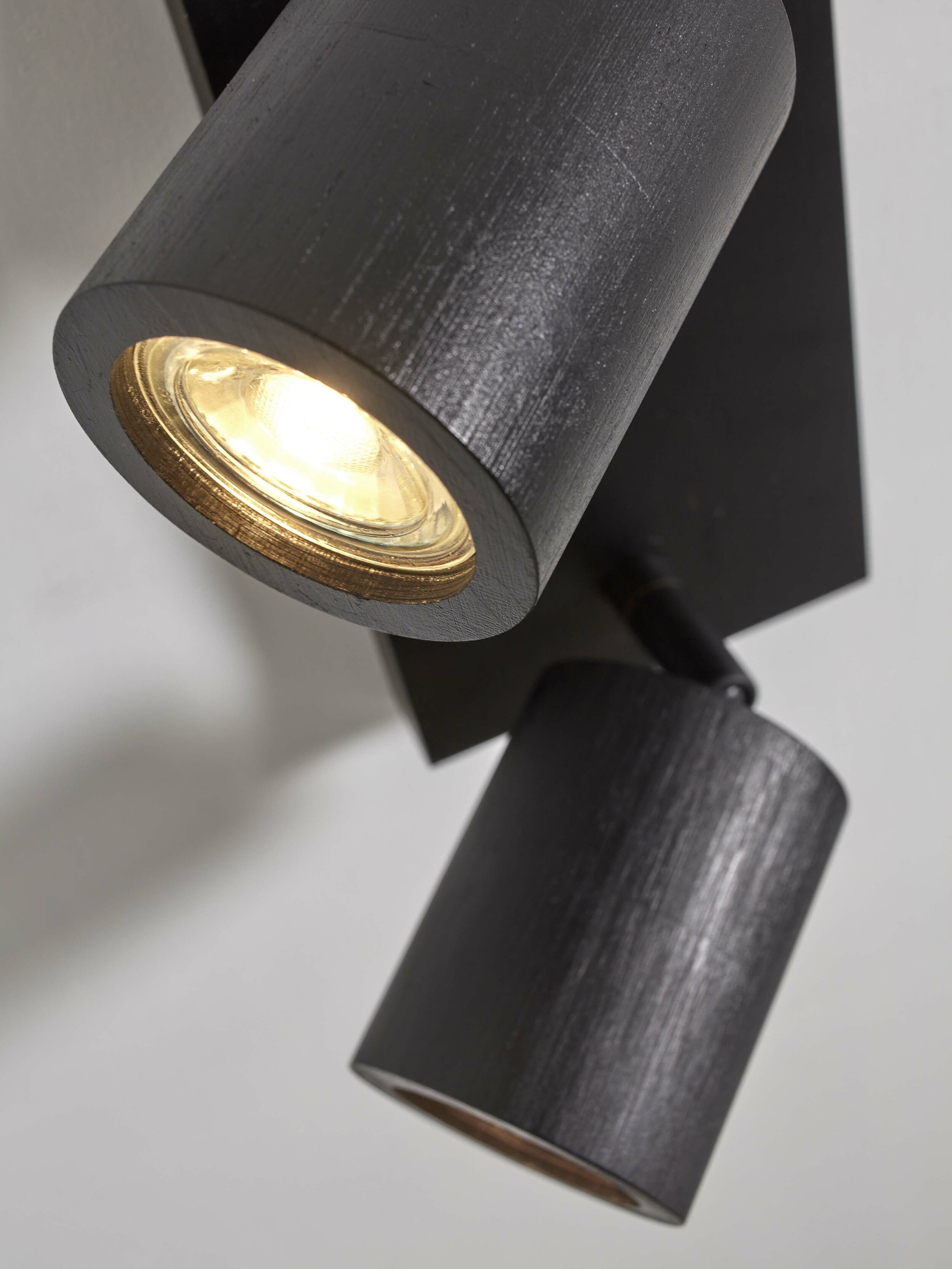 GOOD&MOJO Plafondlamp 'Java' 2-lamps, Bamboe, kleur Zwart