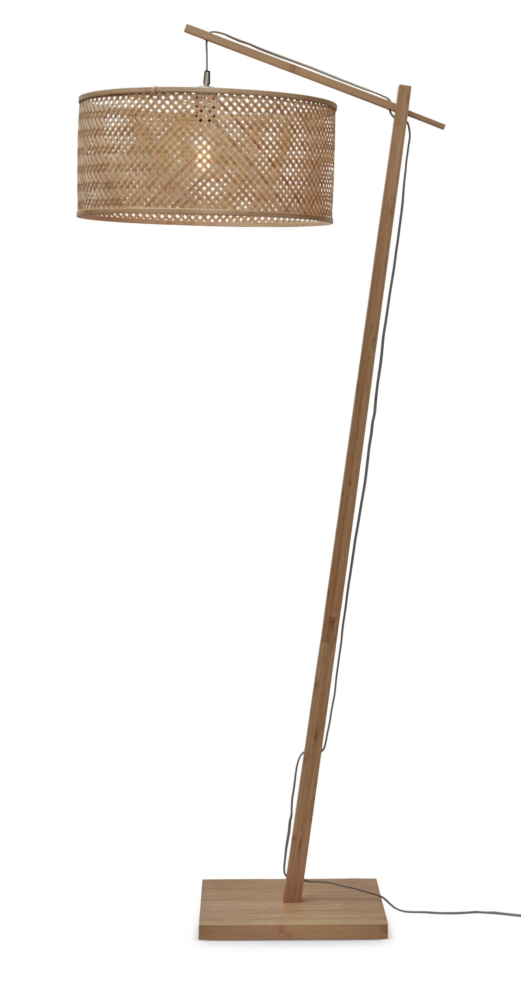 GOOD&MOJO Vloerlamp 'Java' Bamboe, 176cm, kleur Naturel