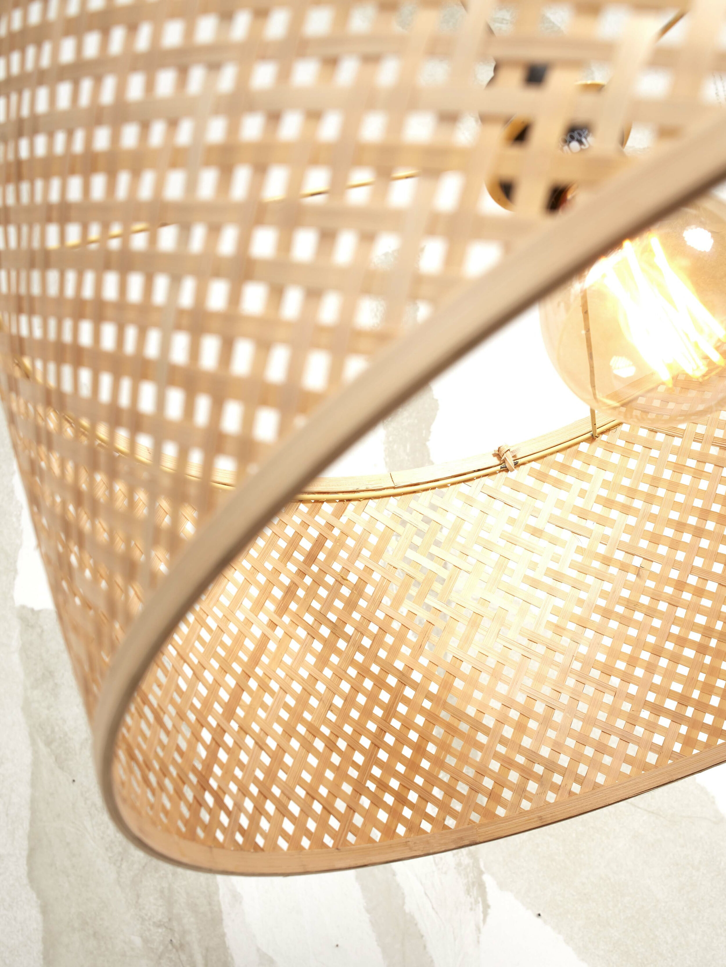 GOOD&MOJO Vloerlamp 'Java' Bamboe, 176cm, kleur Naturel