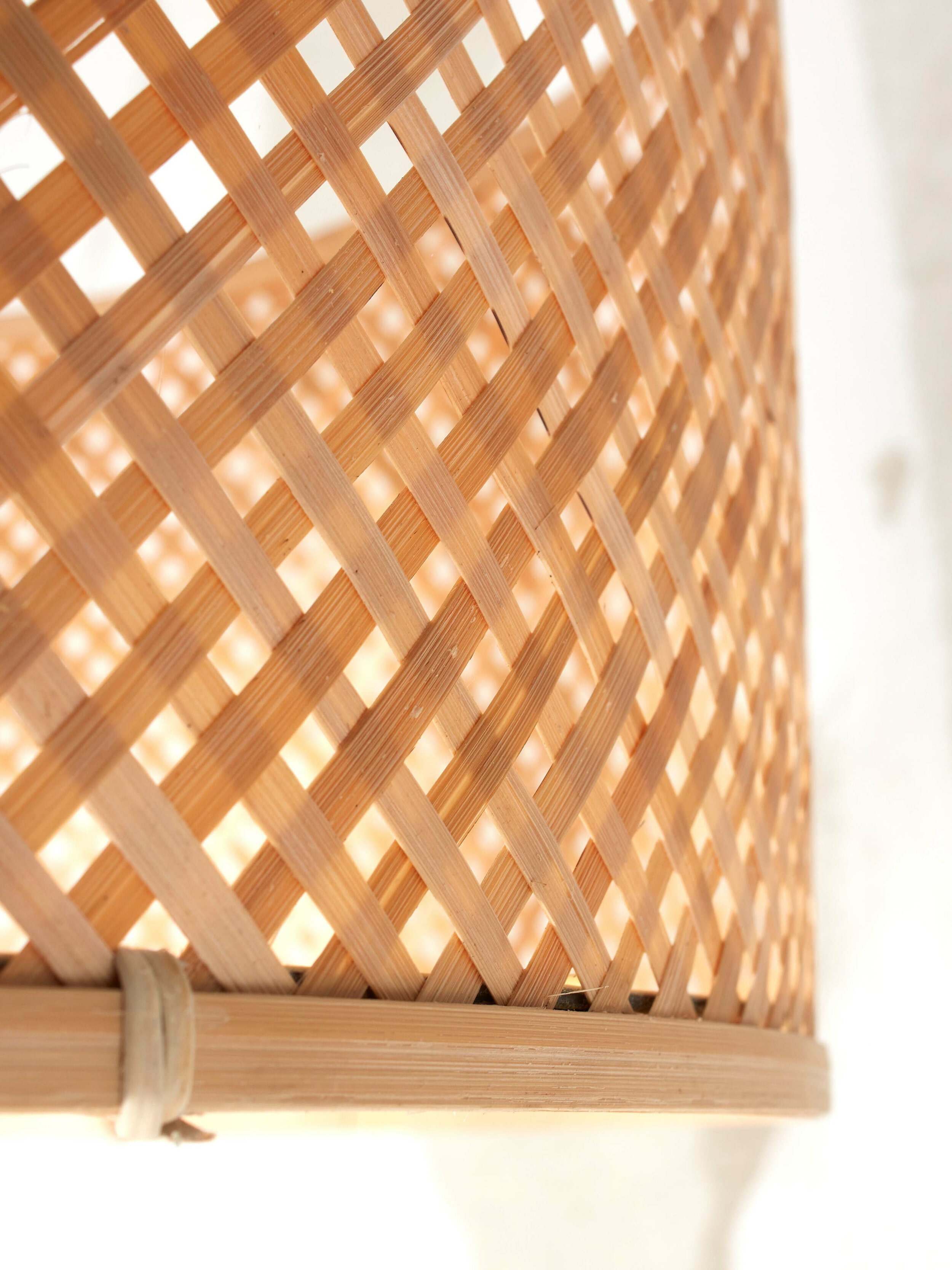 GOOD&MOJO Vloerlamp 'Java' 4-poot, Bamboe, kleur Naturel