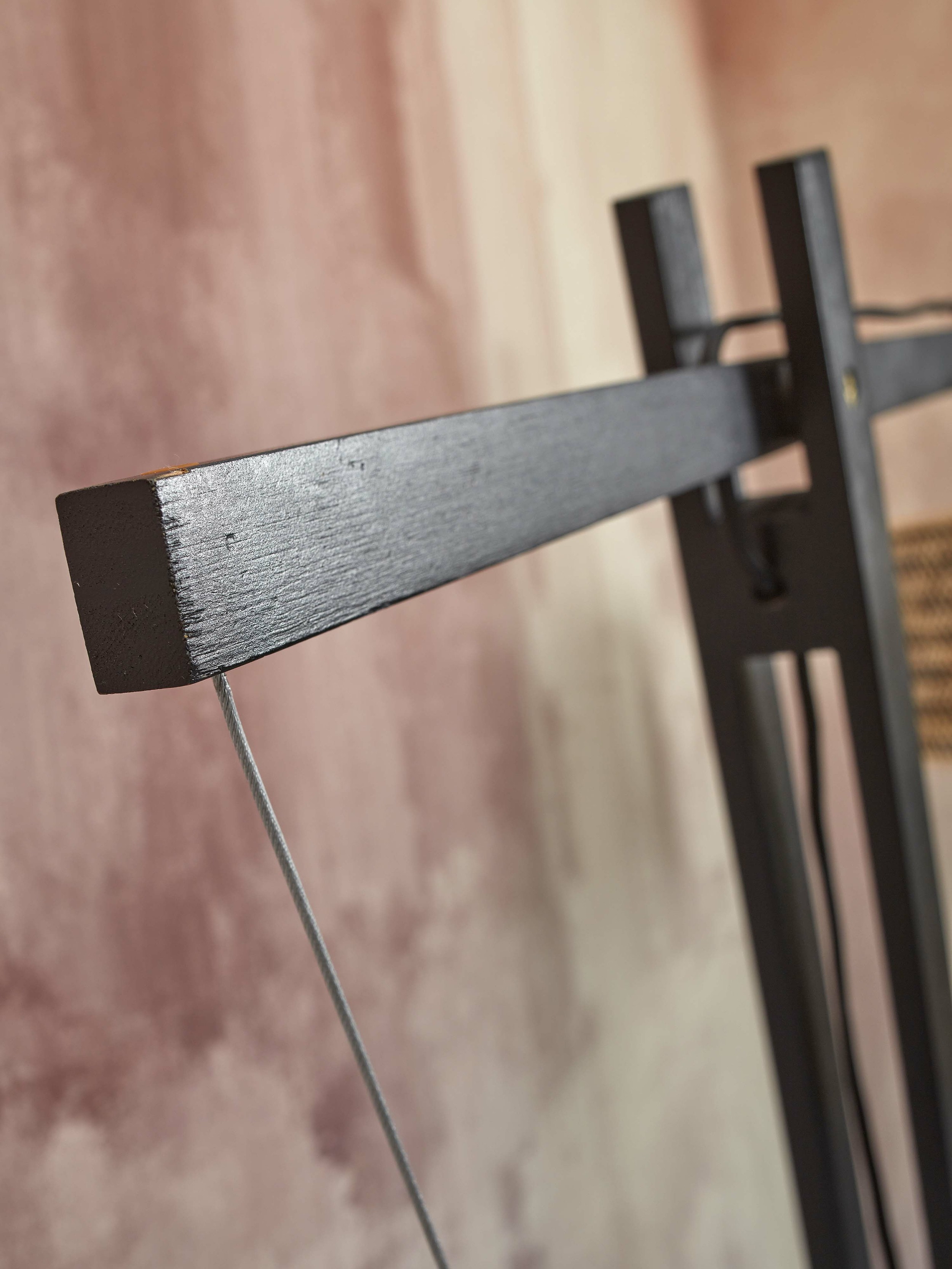 GOOD&MOJO Vloerlamp 'Java' Bamboe, 207cm, kleur Zwart