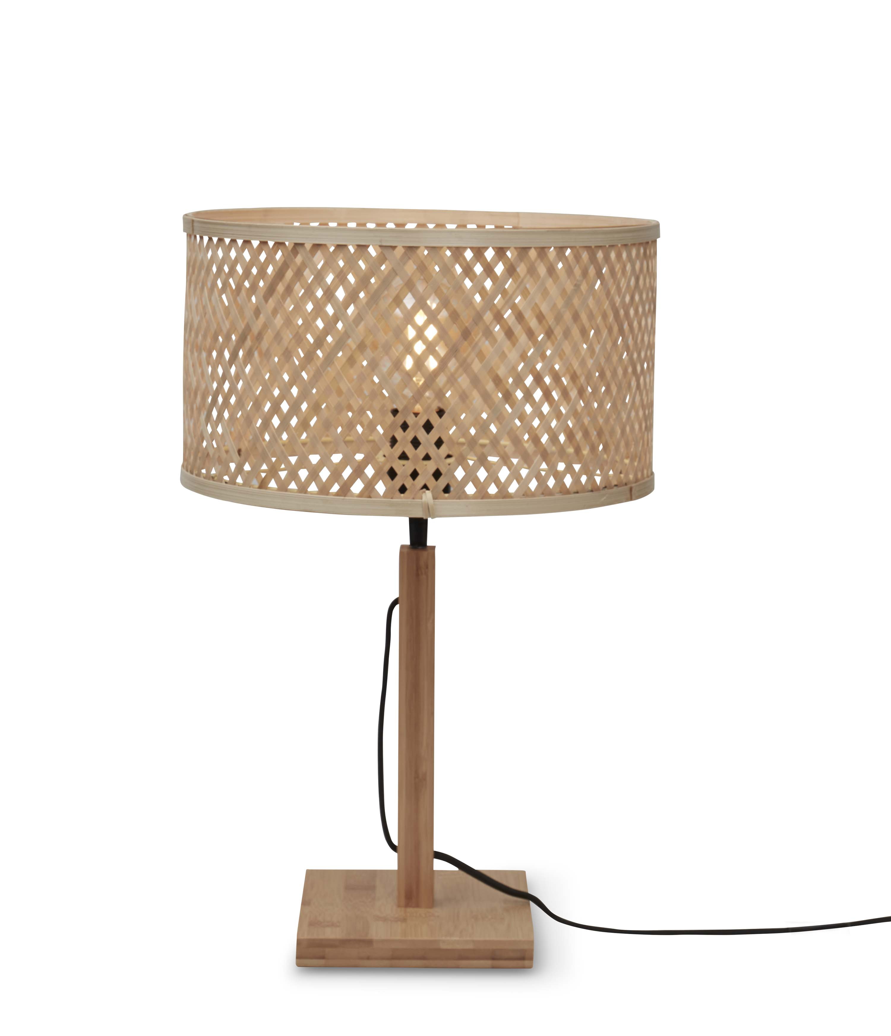 GOOD&MOJO Tafellamp 'Java' Bamboe, 38cm, kleur Naturel