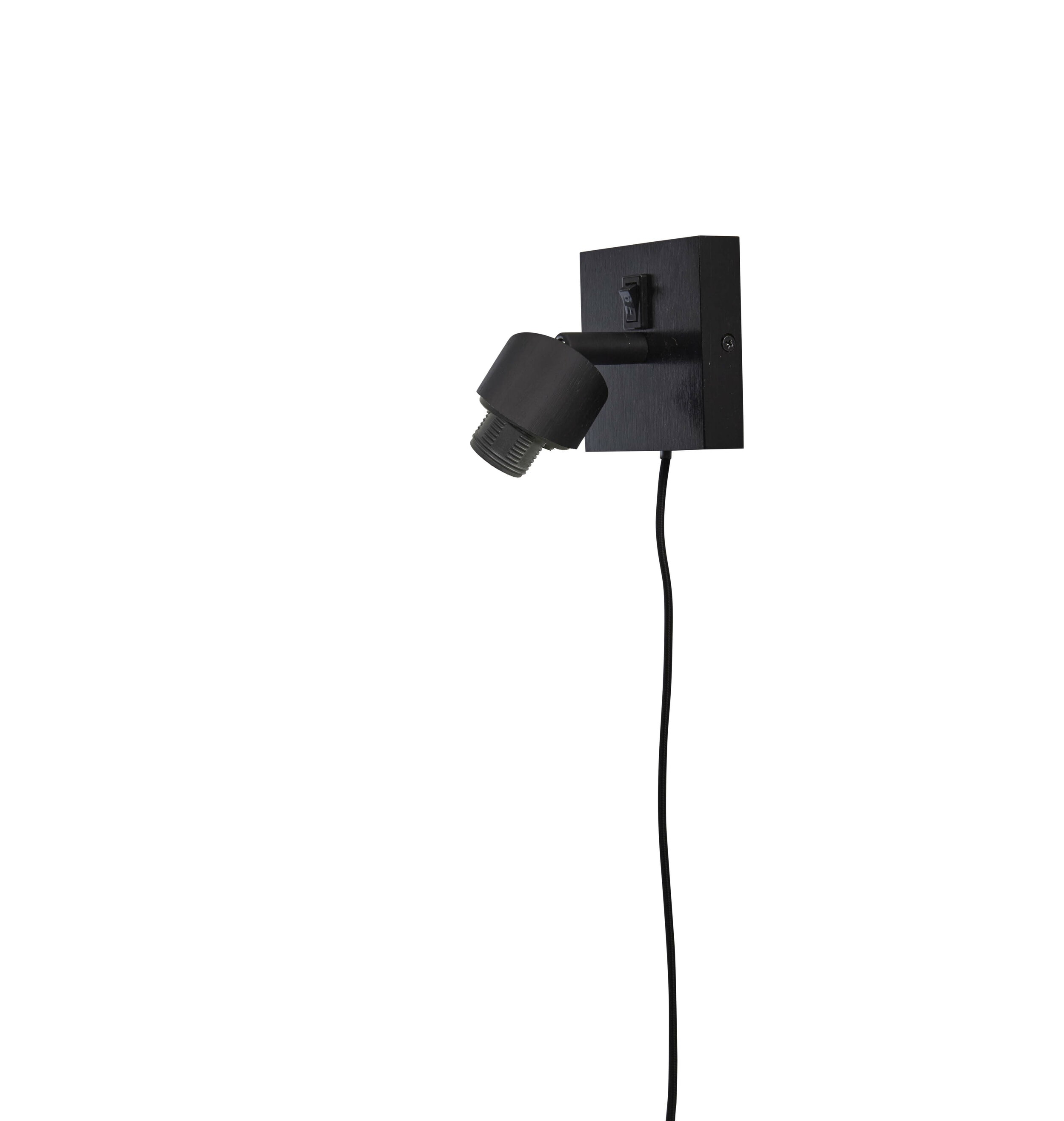 GOOD&MOJO Wandlamp 'Java' Bamboe, kleur Zwart