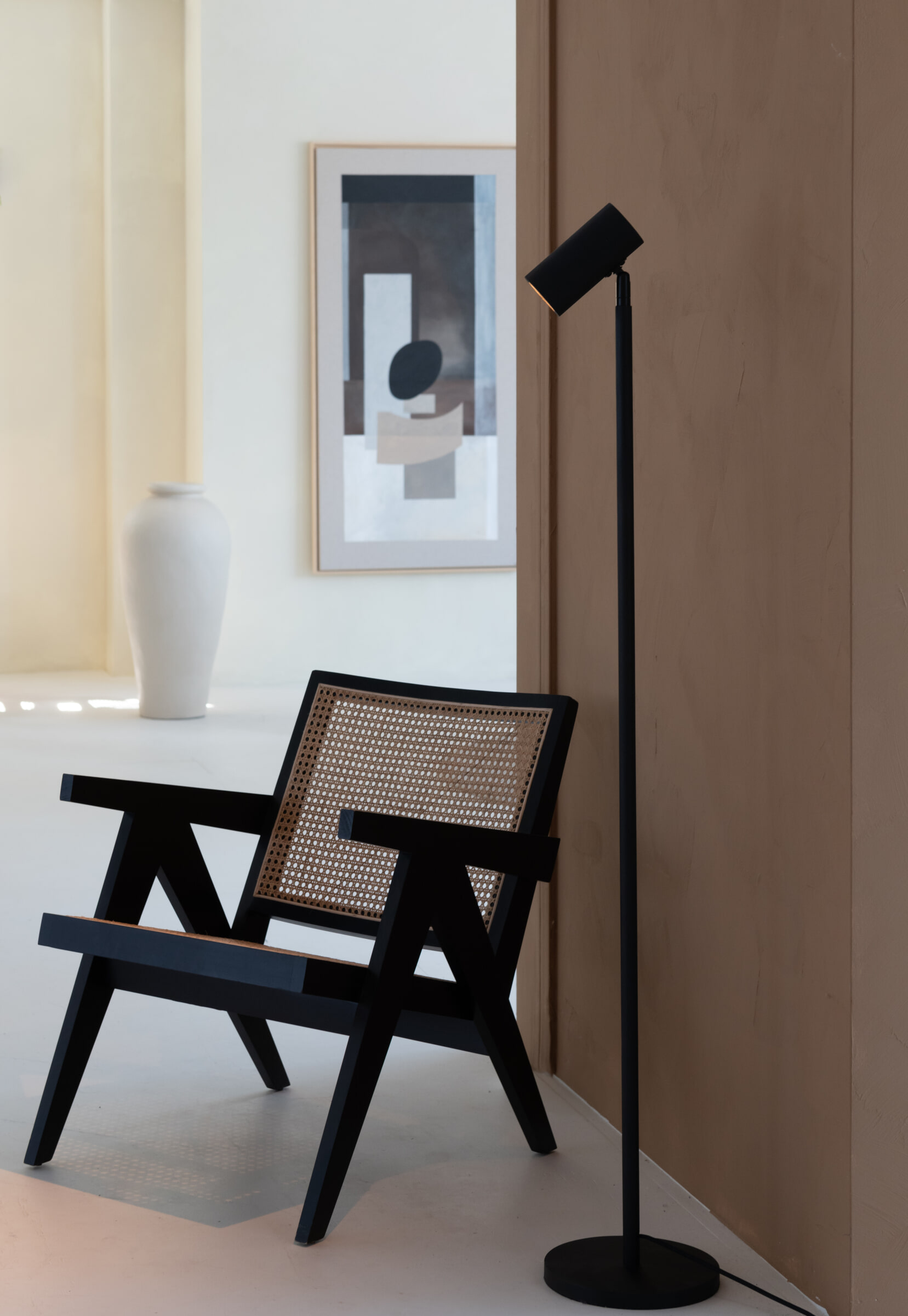 GOOD&MOJO Vloerlamp 'Java' Bamboe, 141cm, kleur Zwart