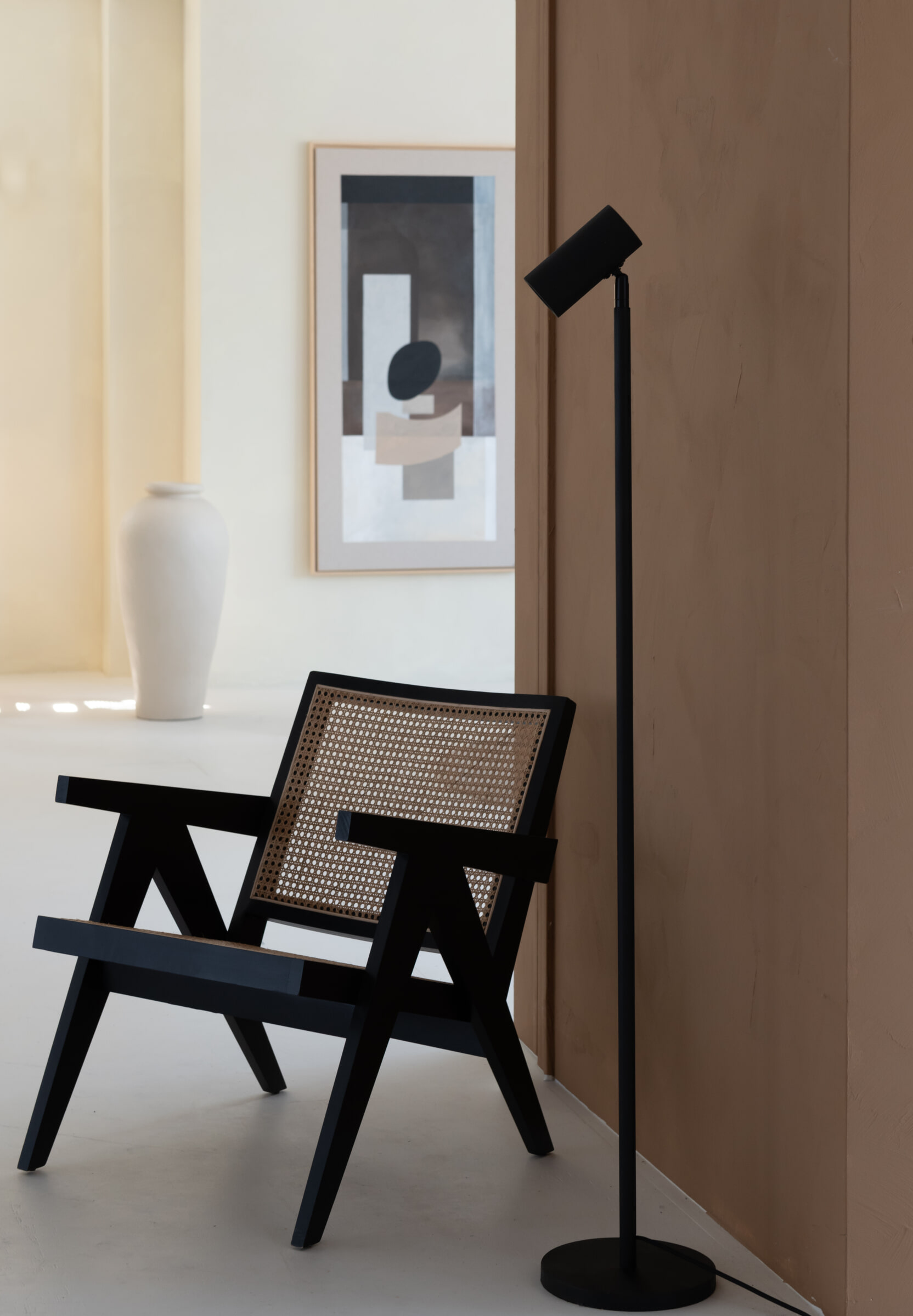 GOOD&MOJO Vloerlamp 'Java' Bamboe, 141cm, kleur Zwart