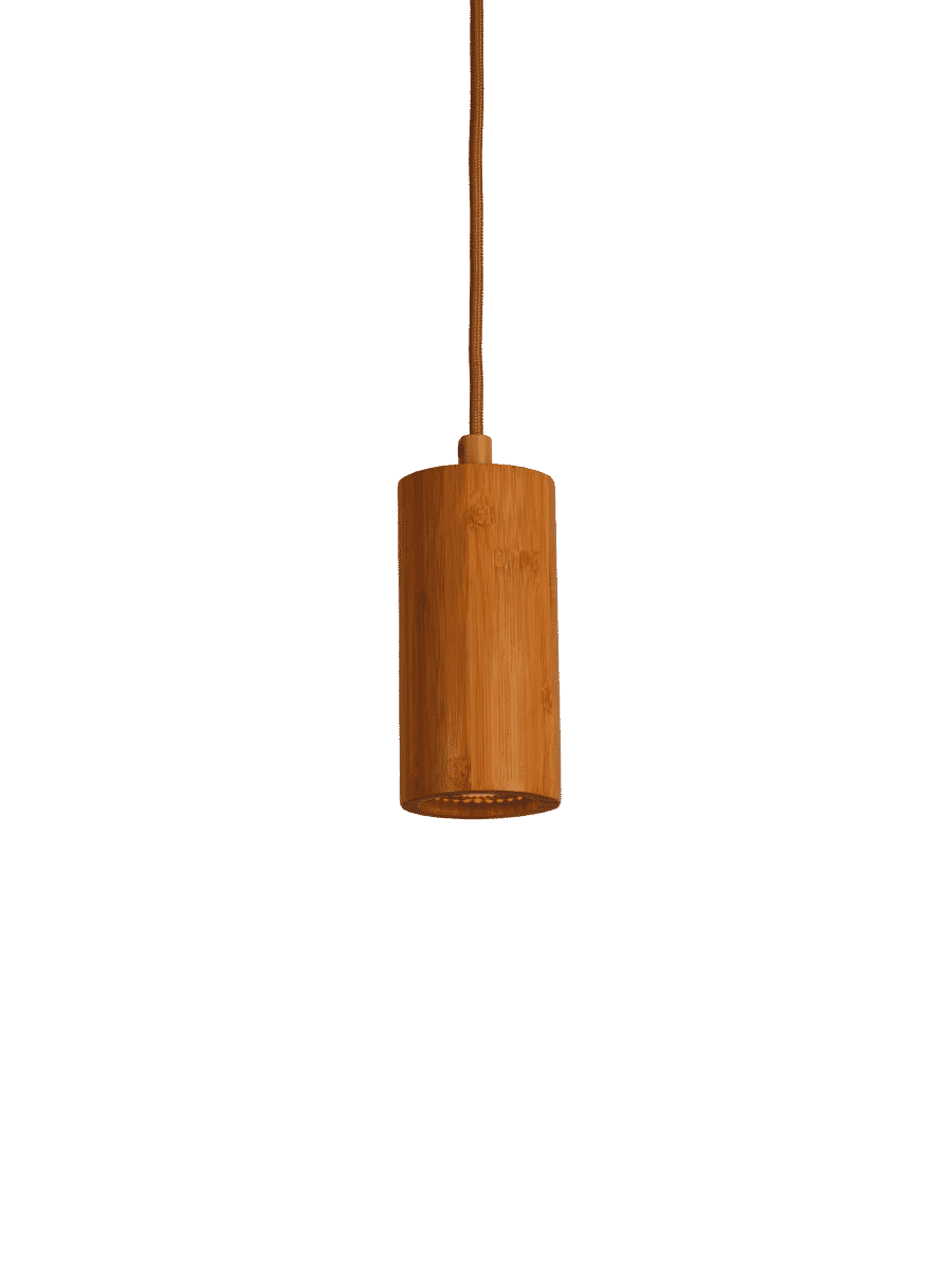 GOOD&MOJO Hanglamp 'Java' Bamboe, 12cm, kleur Naturel
