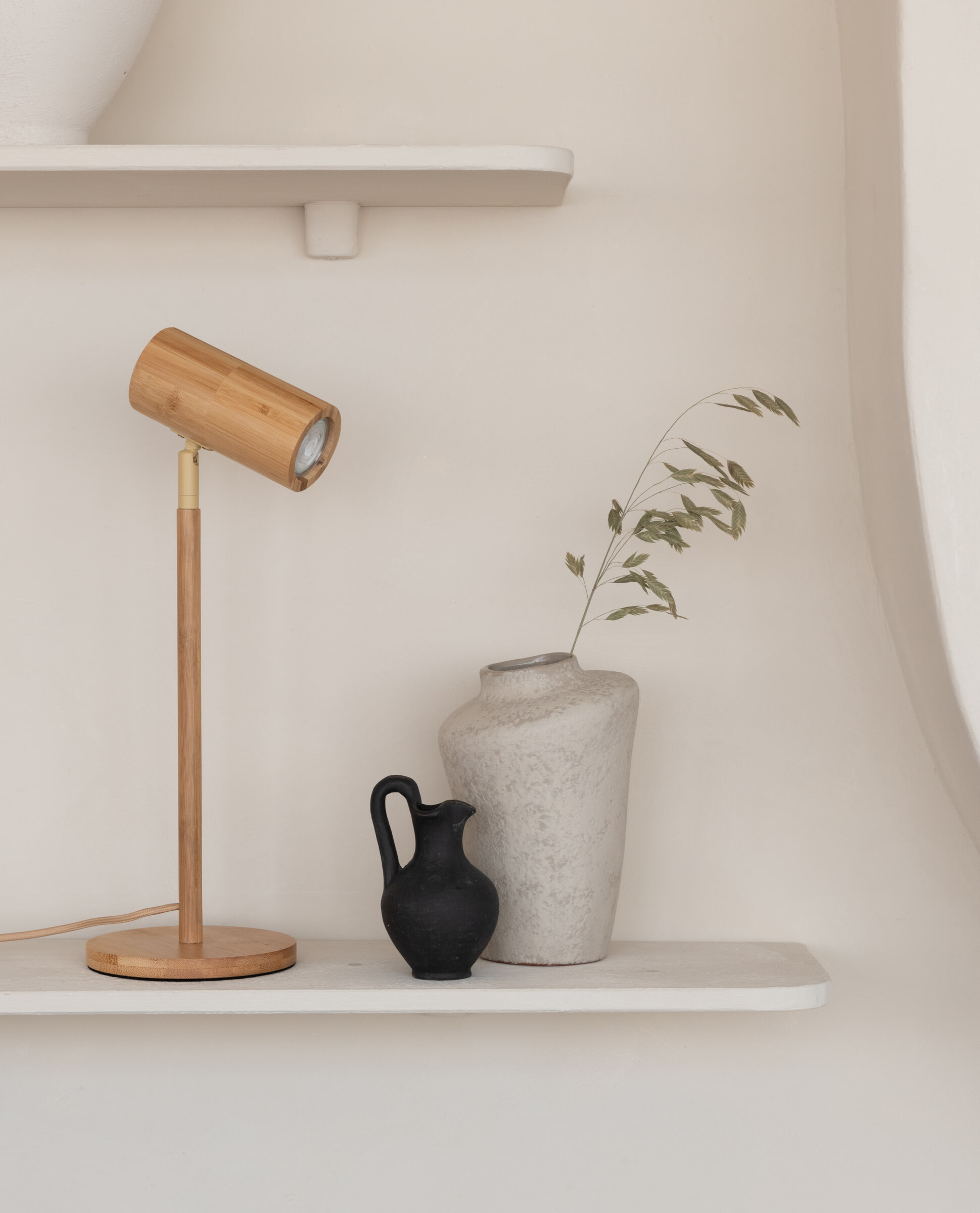 GOOD&MOJO Tafellamp 'Java' Bamboe, 47cm, kleur Naturel