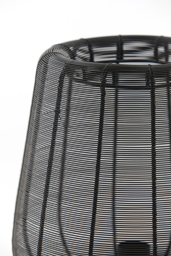 Light & Living Tafellamp 'Adeta' 29cm, mat zwart