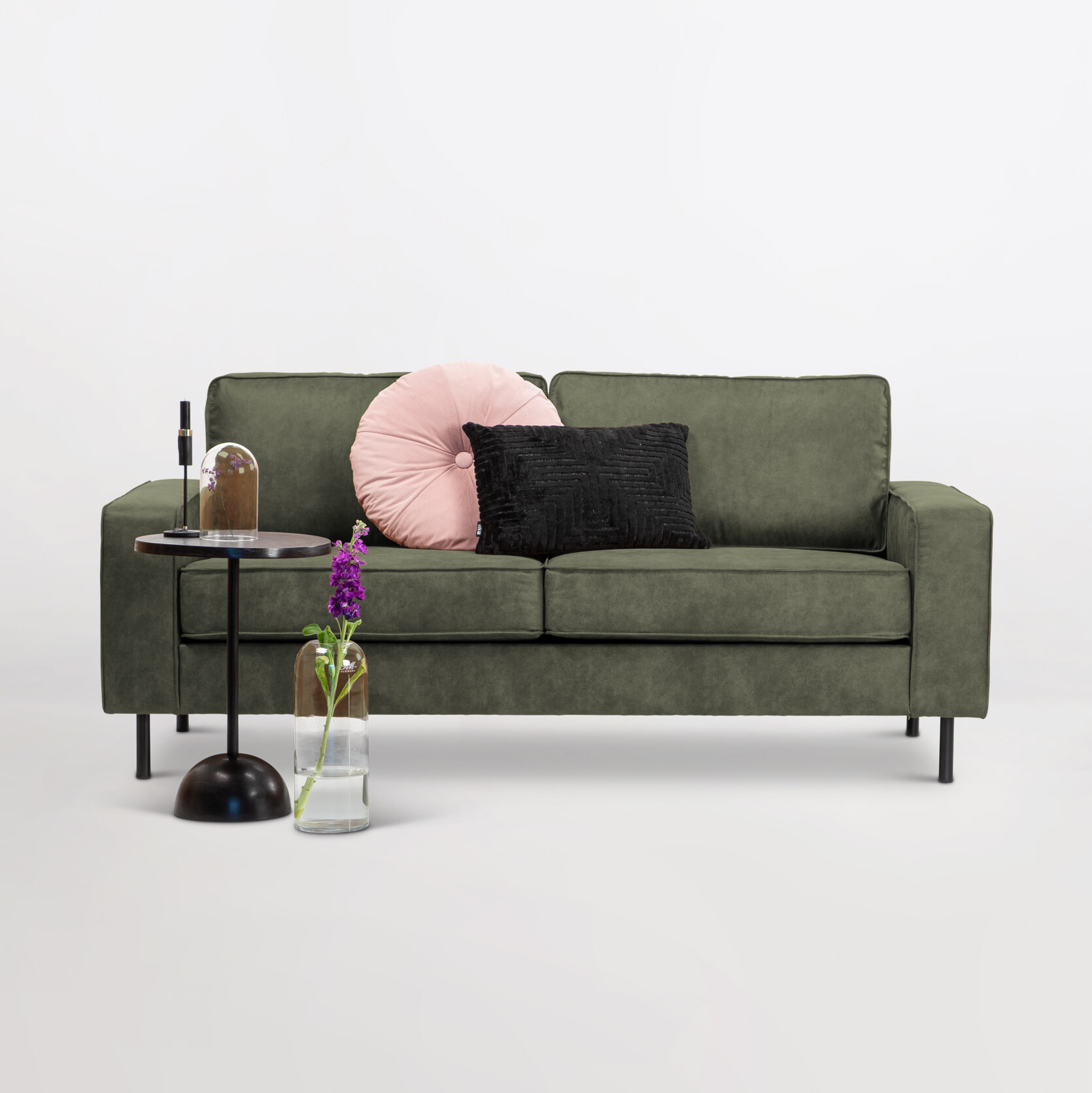 Sohome 2,5-zits Bank 'Maya' Kleur Groen Sohome 2,5-zits Bank 'Maya' Kleur Groen