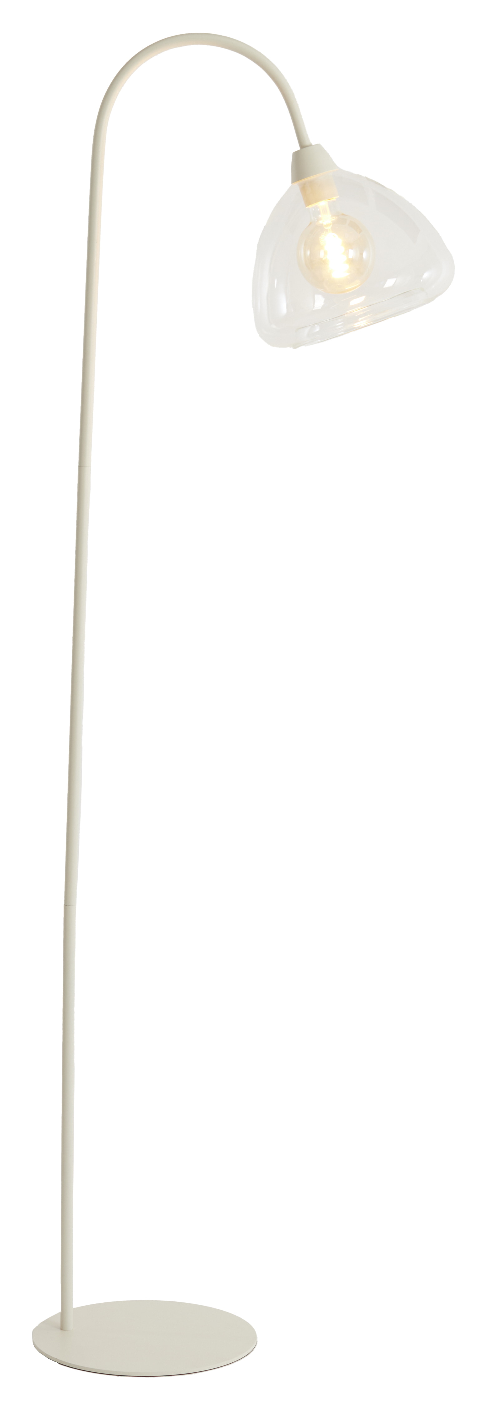 Light & Living Vloerlamp 'Bisho' 160cm, kleur Crème