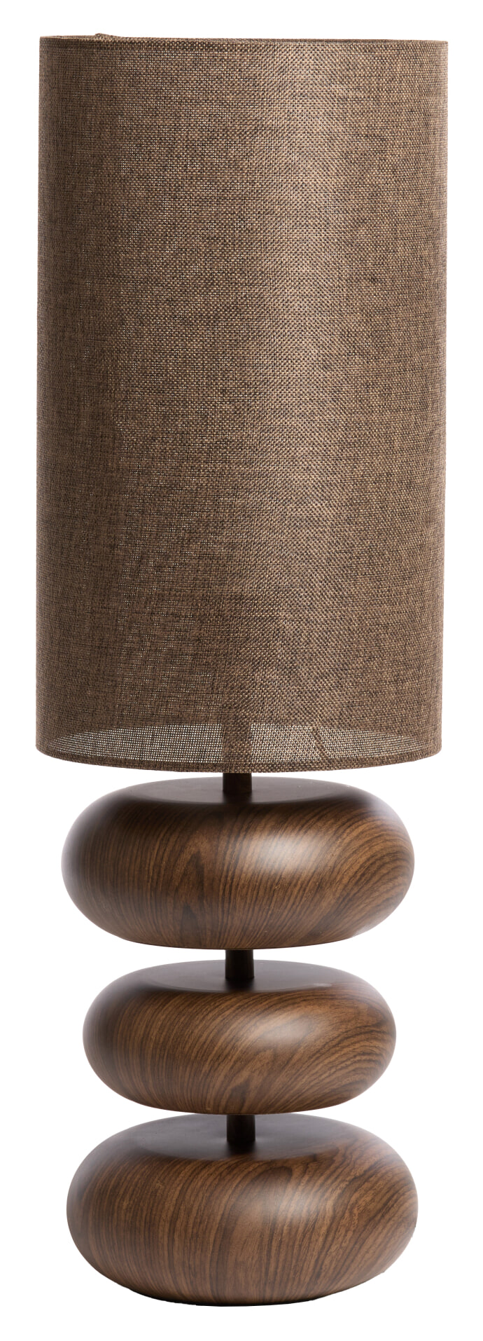 Light & Living Tafellamp 'Danialo' (incl. kap) 68cm, kleur Donkerbruin