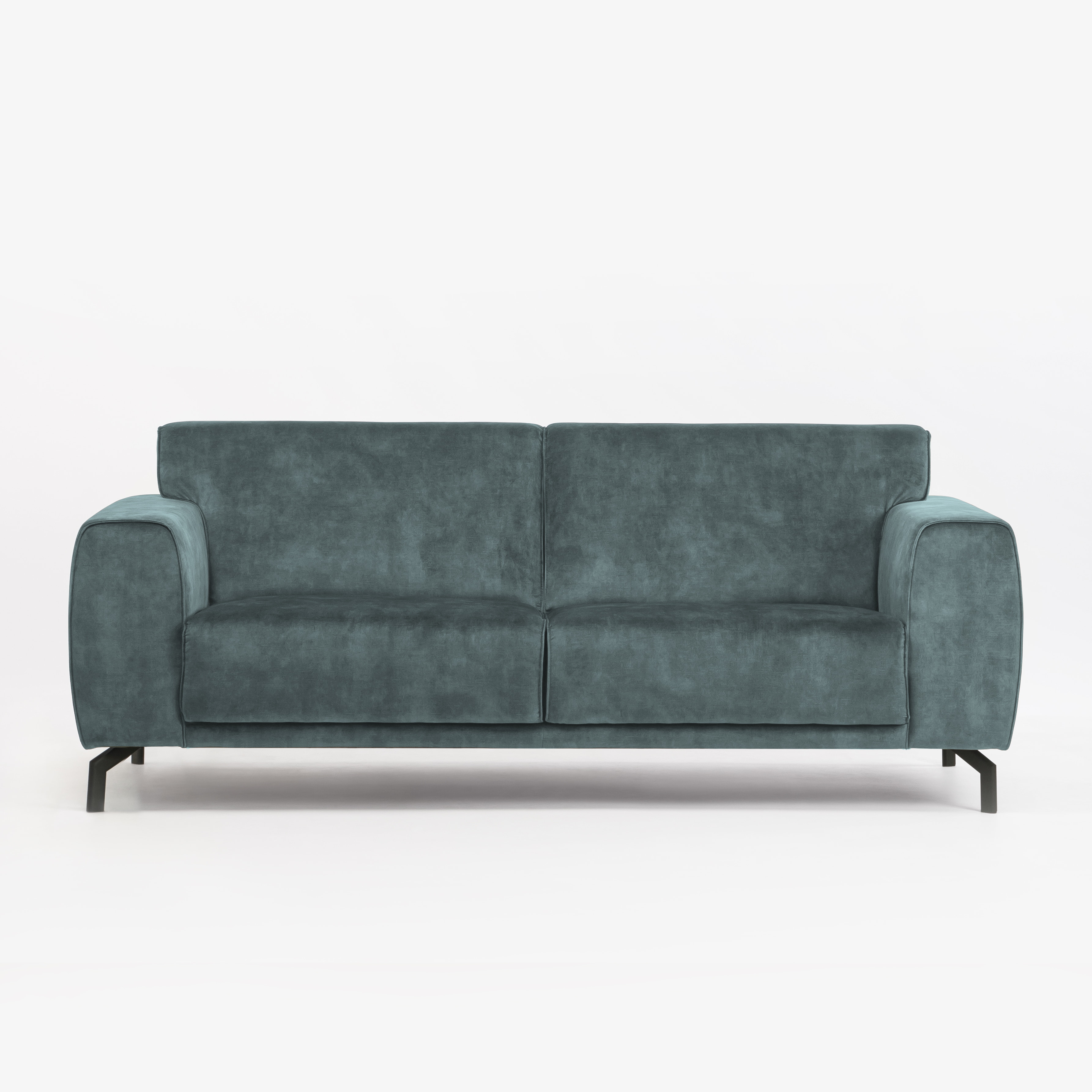 Sohome 3-zits Bank 'Jill' Velvet, kleur petrol