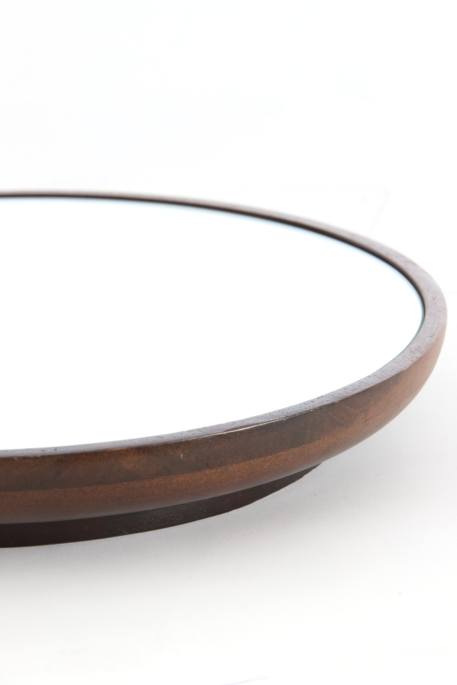 Light & Living Ronde Spiegel 'Mamali' Mangohout, 41cm
