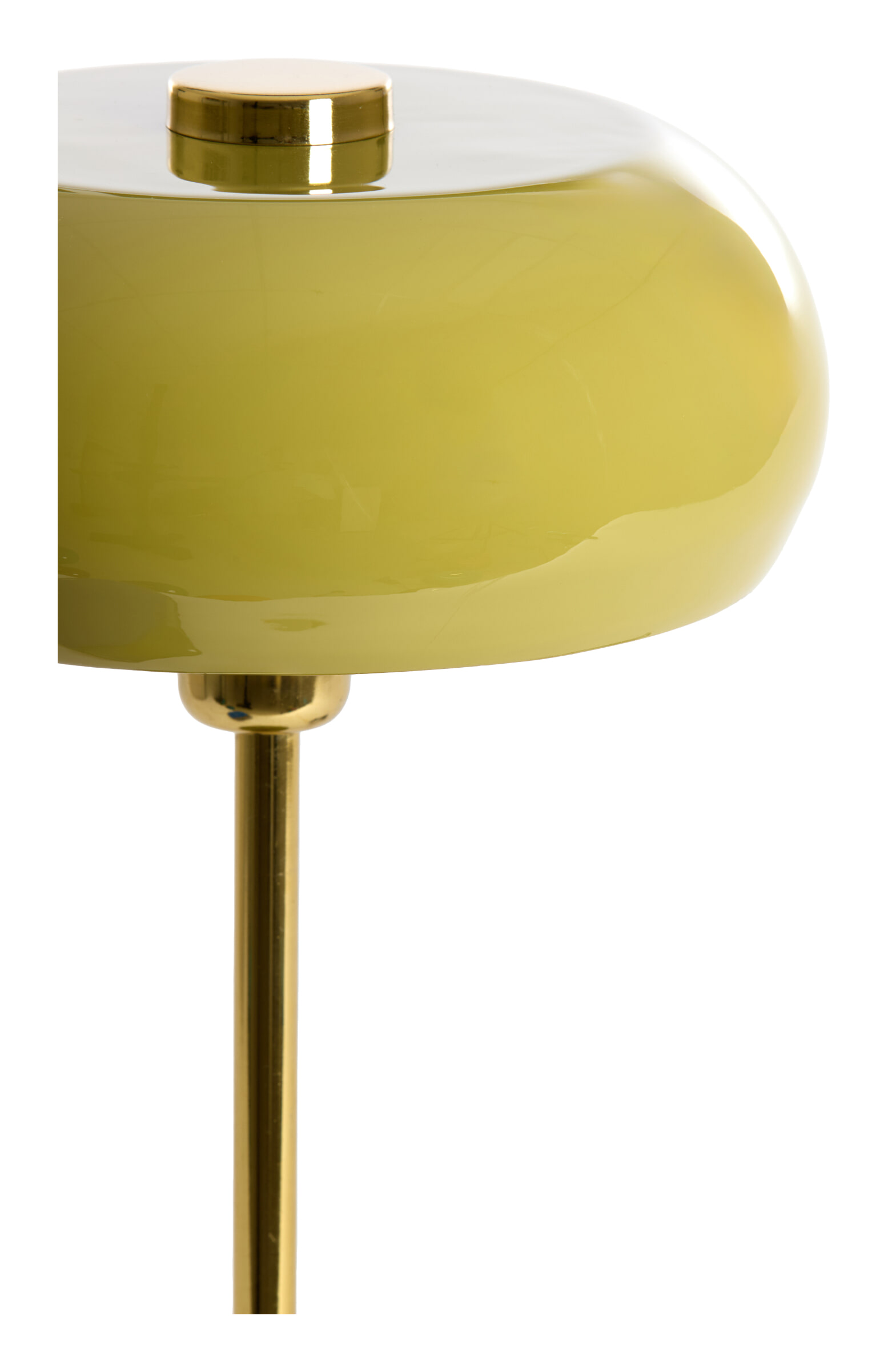 Light & Living Tafellamp 'Surin' 47cm, kleur Olijfgroen/Goud