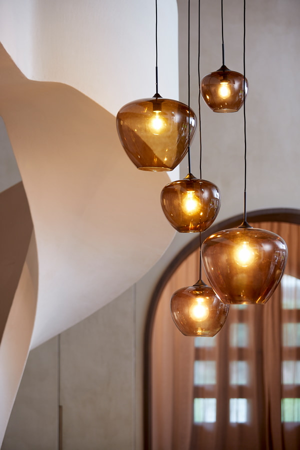 Light & Living Hanglamp 'Mayson' Ø40cm, kleur Bruin