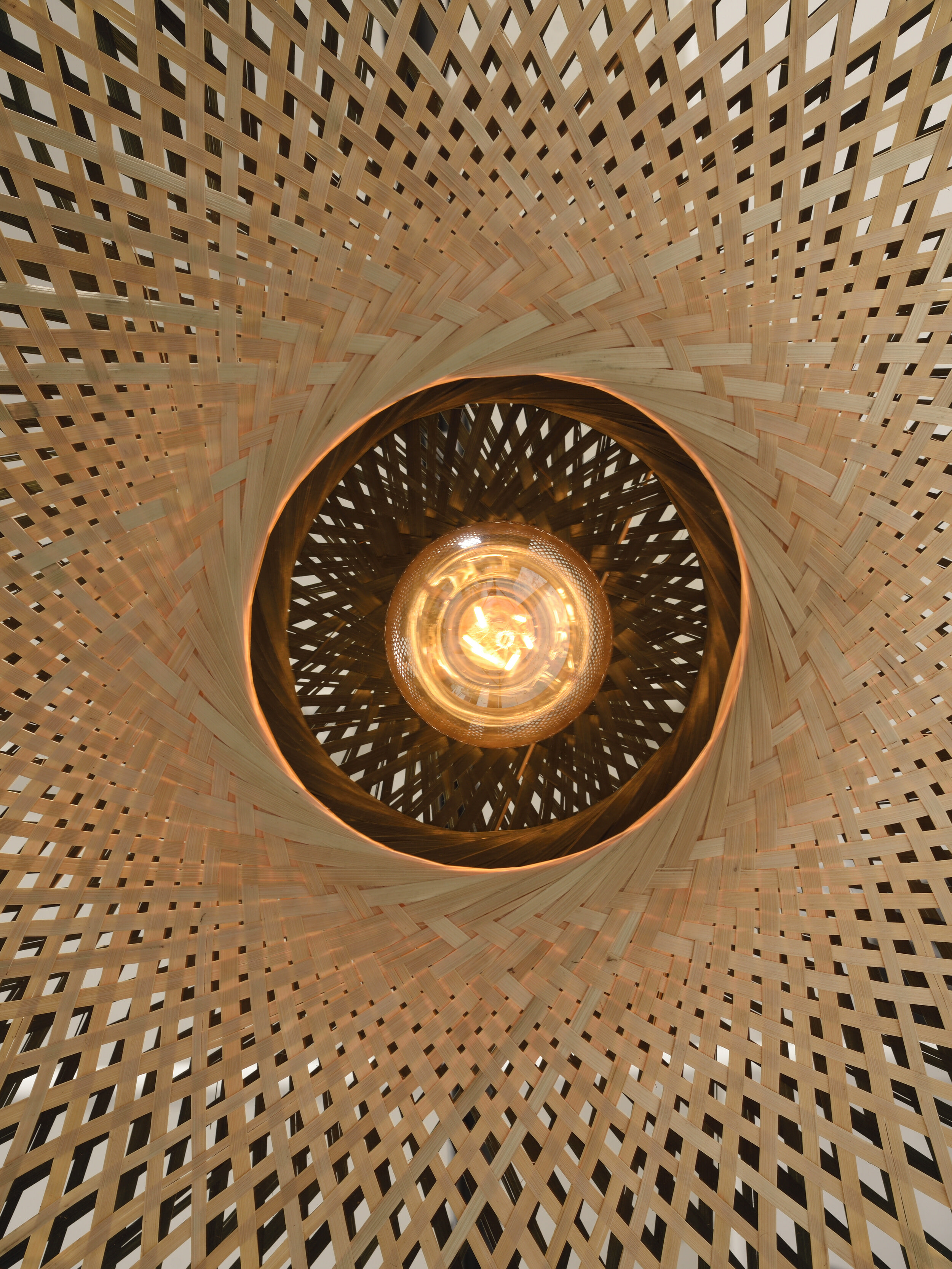 GOOD&MOJO Vloerlamp 'Kalimantan' Bamboe, 207cm, kleur Naturel