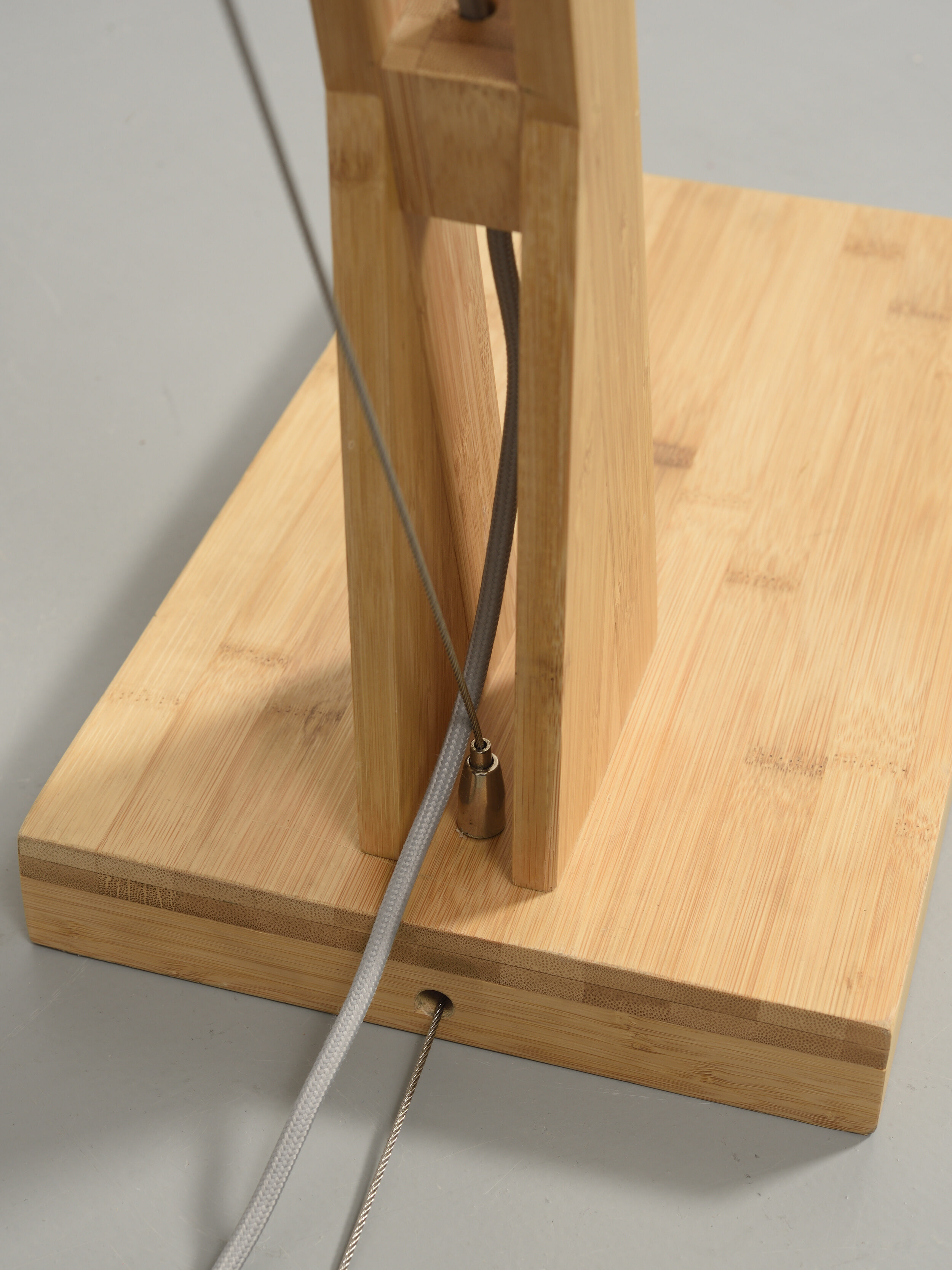 GOOD&MOJO Vloerlamp 'Kalimantan' Bamboe, 207cm, kleur Naturel