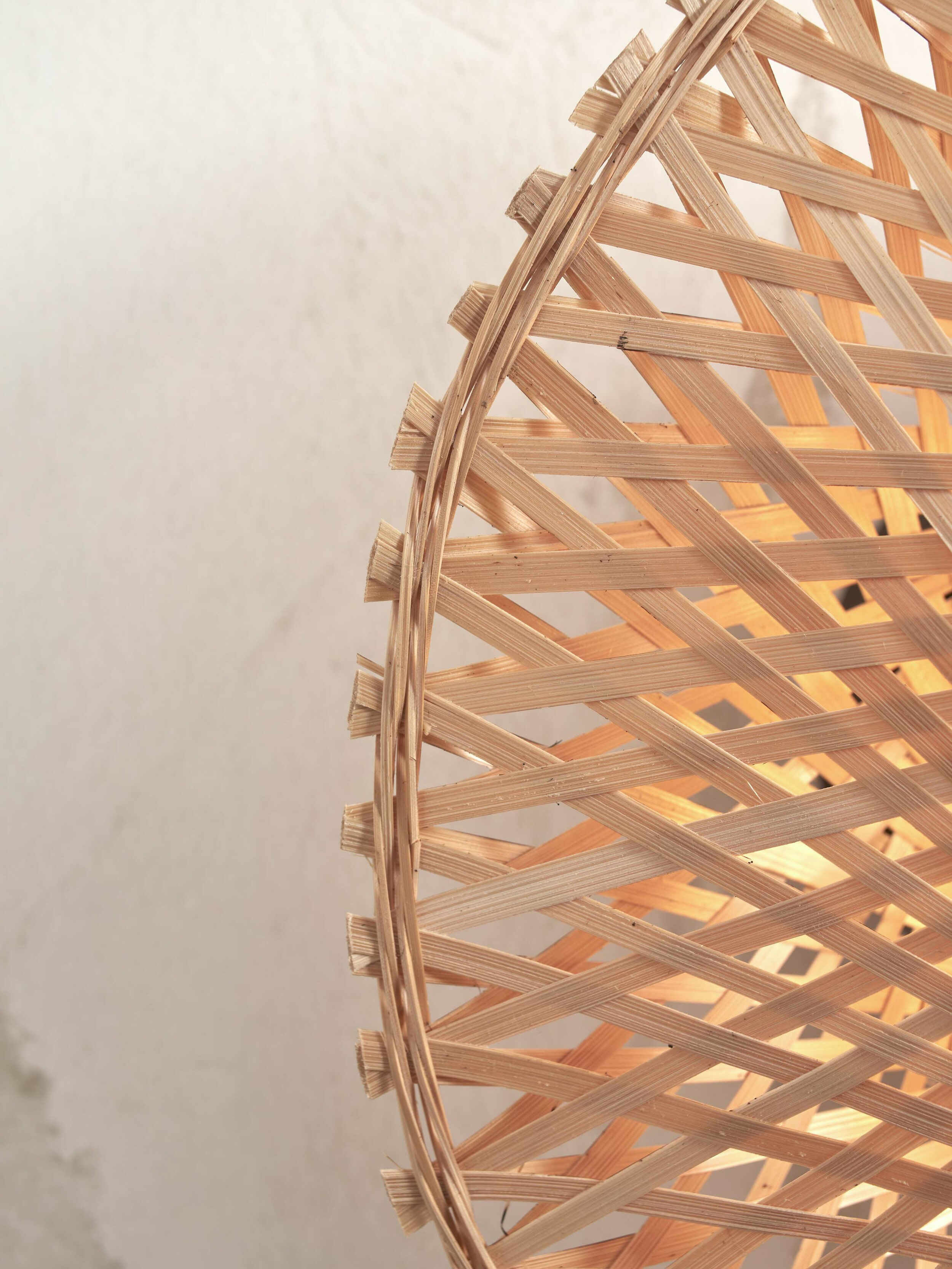 GOOD&MOJO Wandlamp 'Kalimantan' Bamboe, 30cm, kleur Naturel