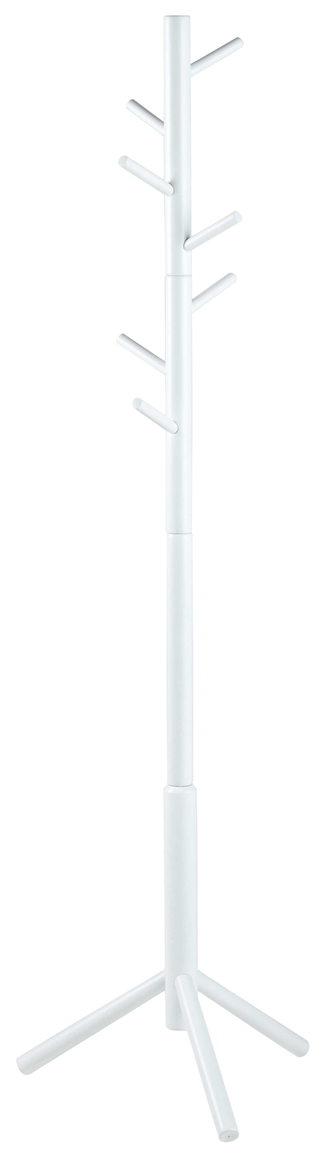 Kapstok 'Thor' 177cm, kleur wit