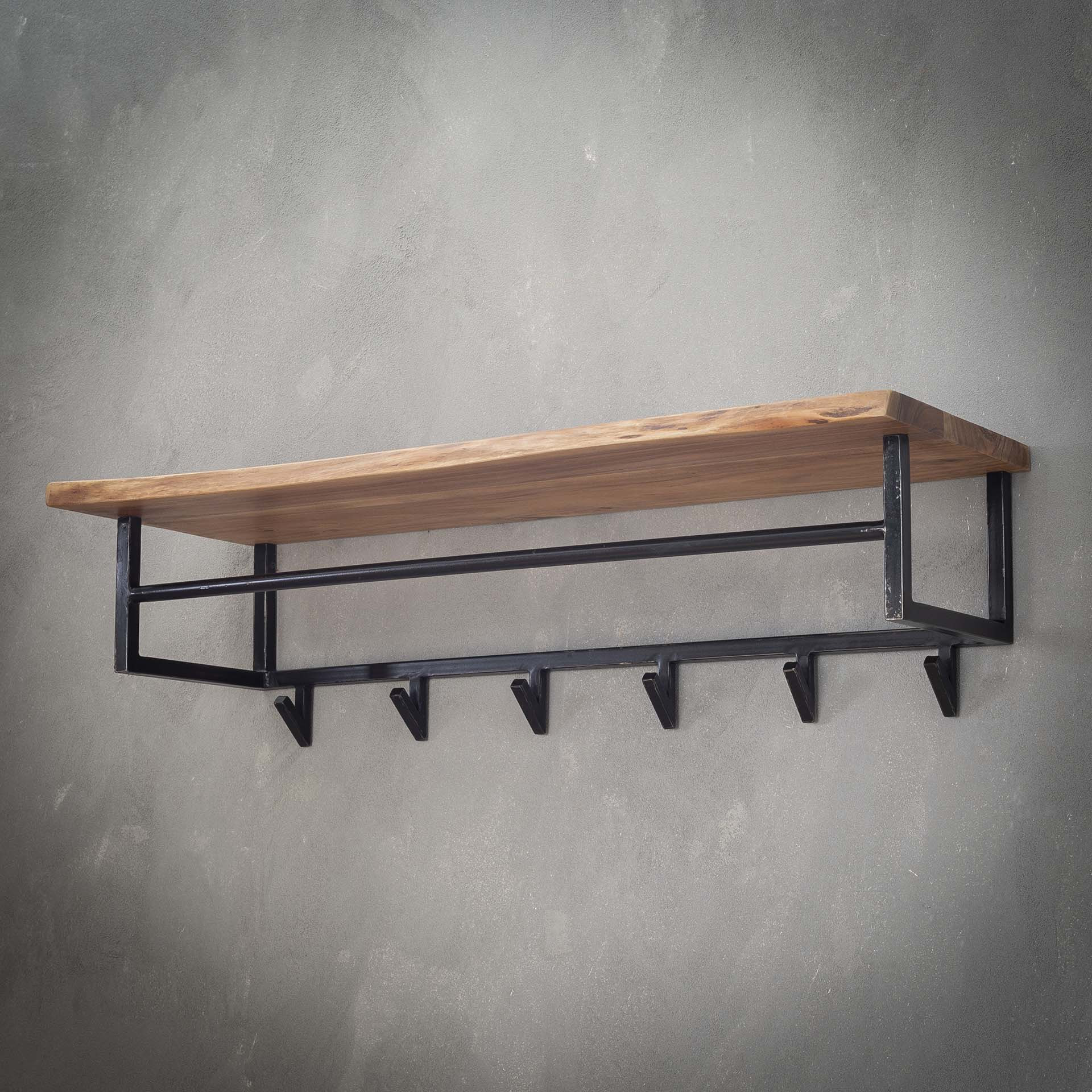 Kapstok 'Toni' 100cm, met 6 haken
