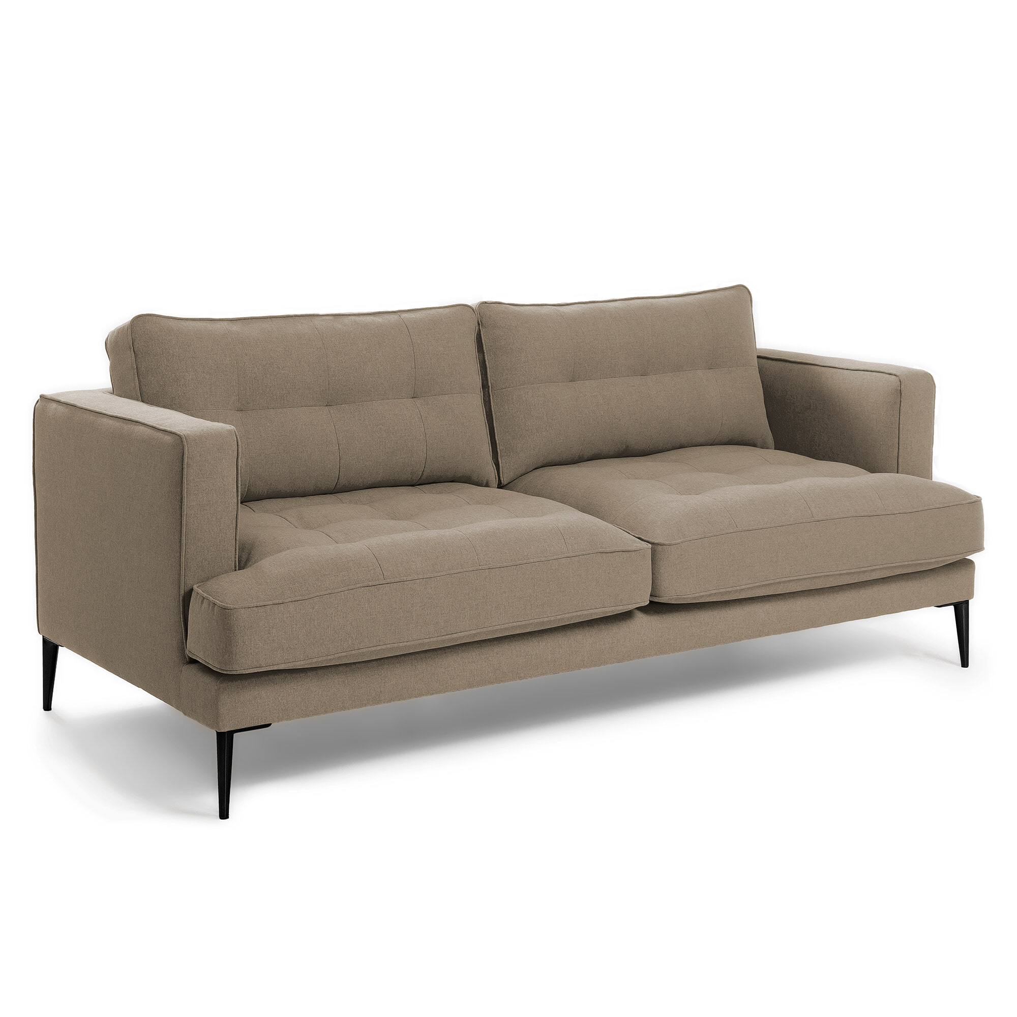 Kave Home 3-zits Bank 'Tanya' kleur Bruin Kave Home 3-zits Bank 'Tanya' kleur Bruin