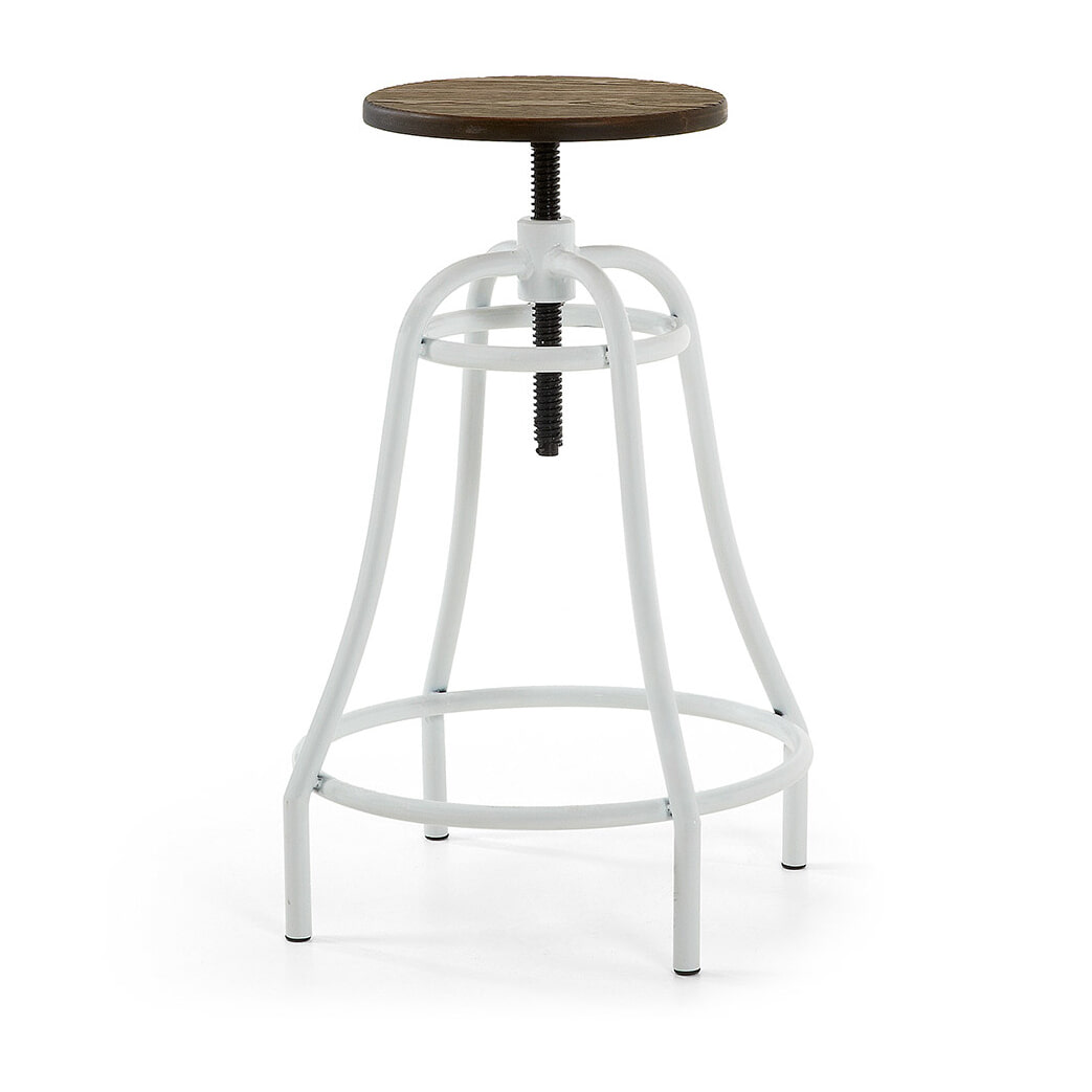 Kave Home Barstoel 'Malira' kleur wit