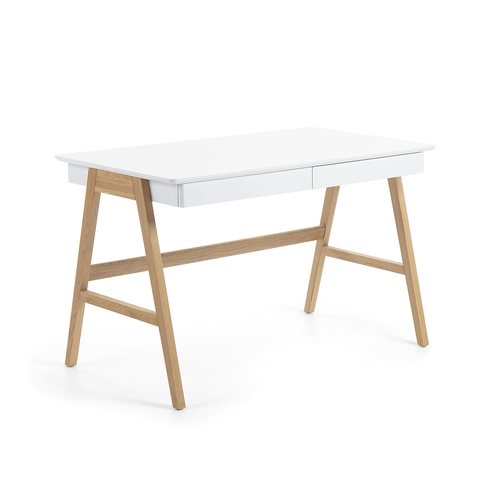 Kave Home Bureau 'Dyana' kleur Naturel / Wit