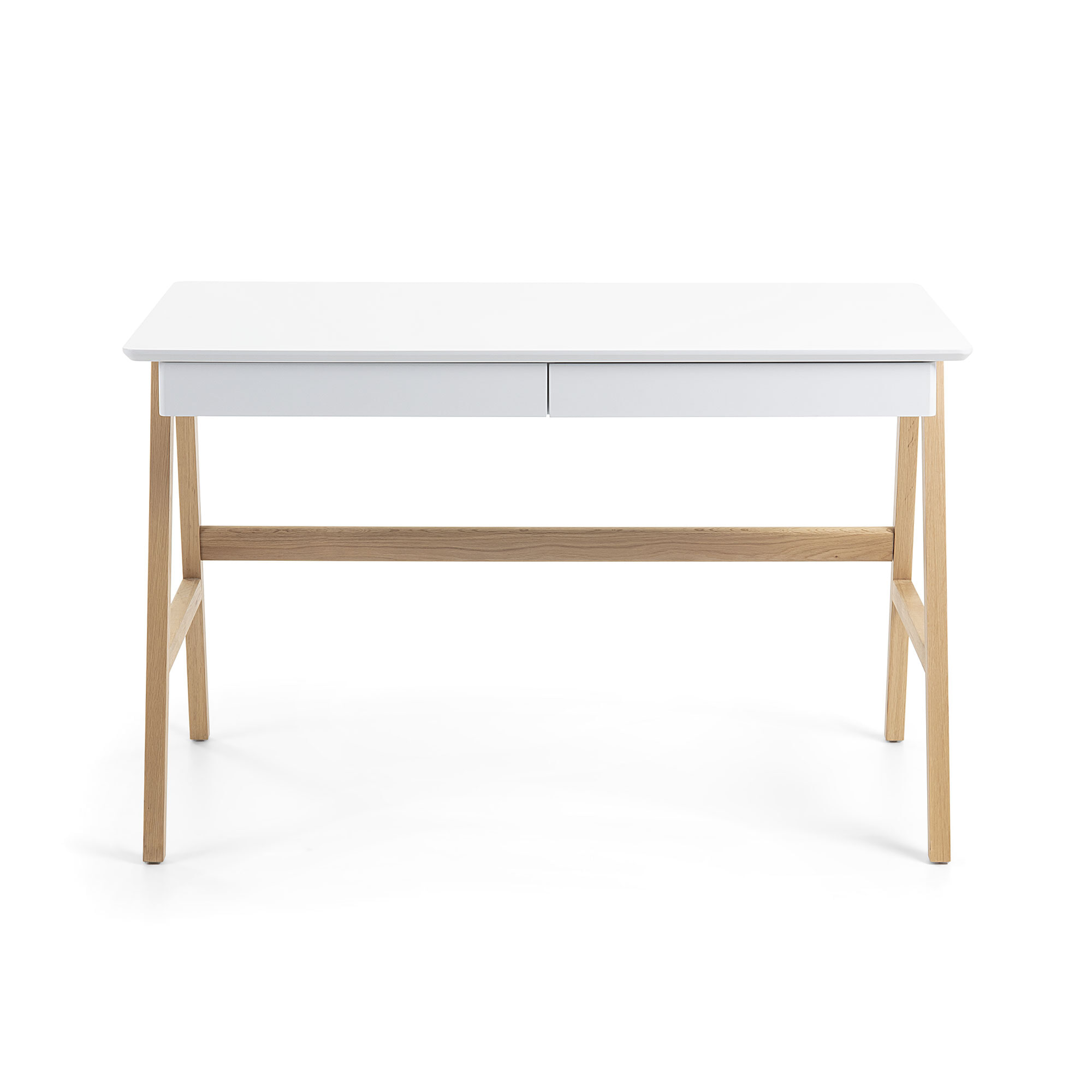 Kave Home Bureau 'Dyana' kleur Naturel / Wit