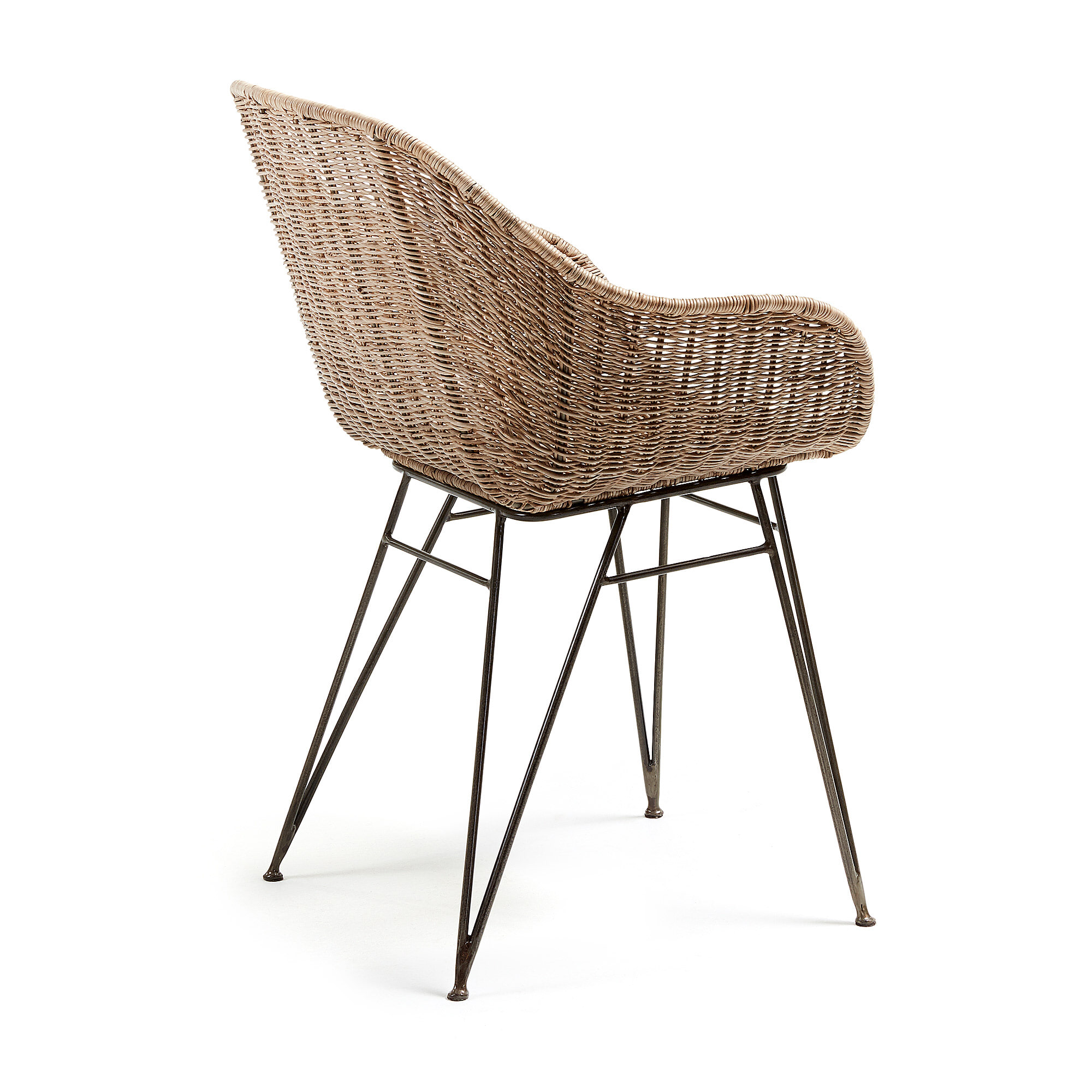 Kave Home Eetkamerstoel 'Chart' Rotan