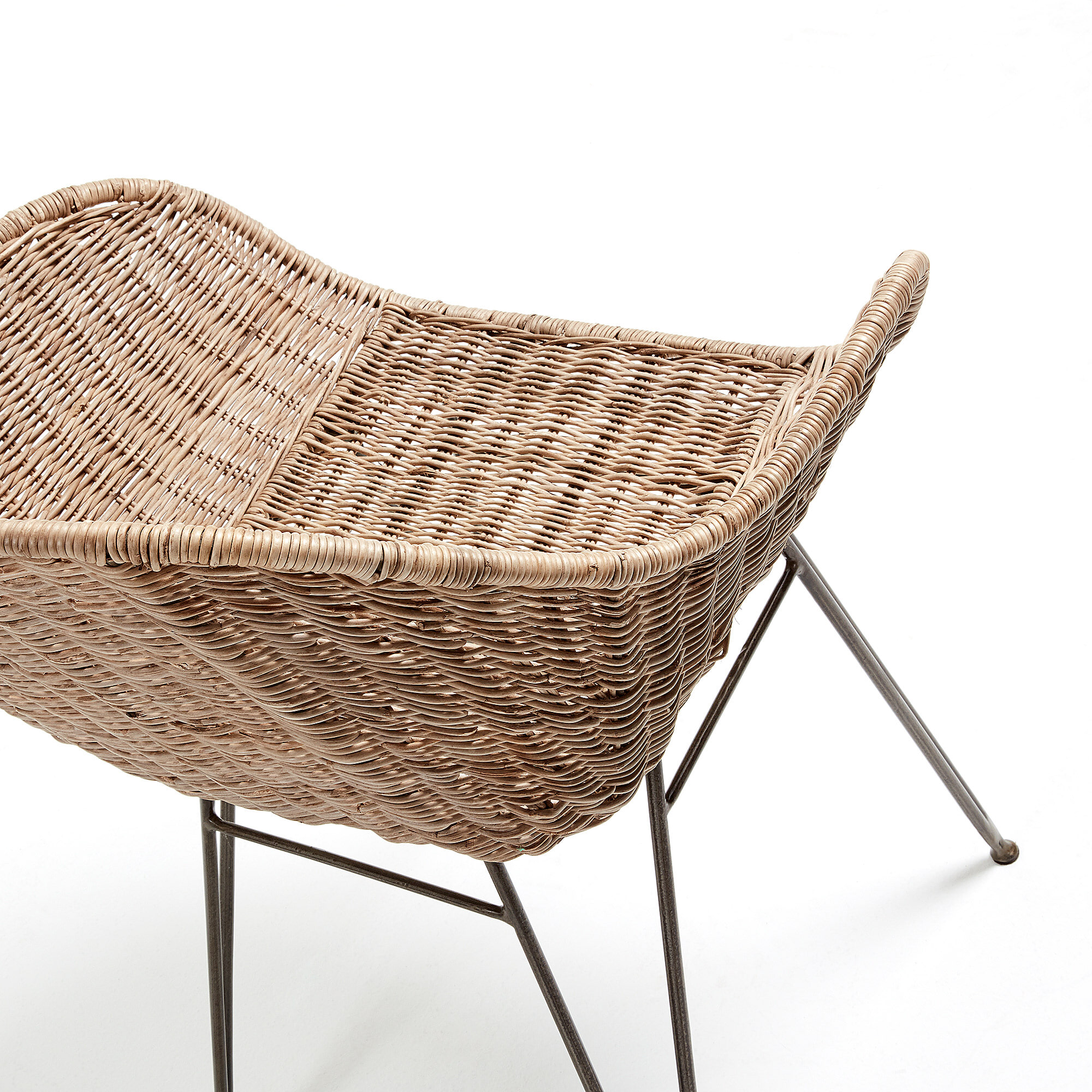 Kave Home Eetkamerstoel 'Chart' Rotan