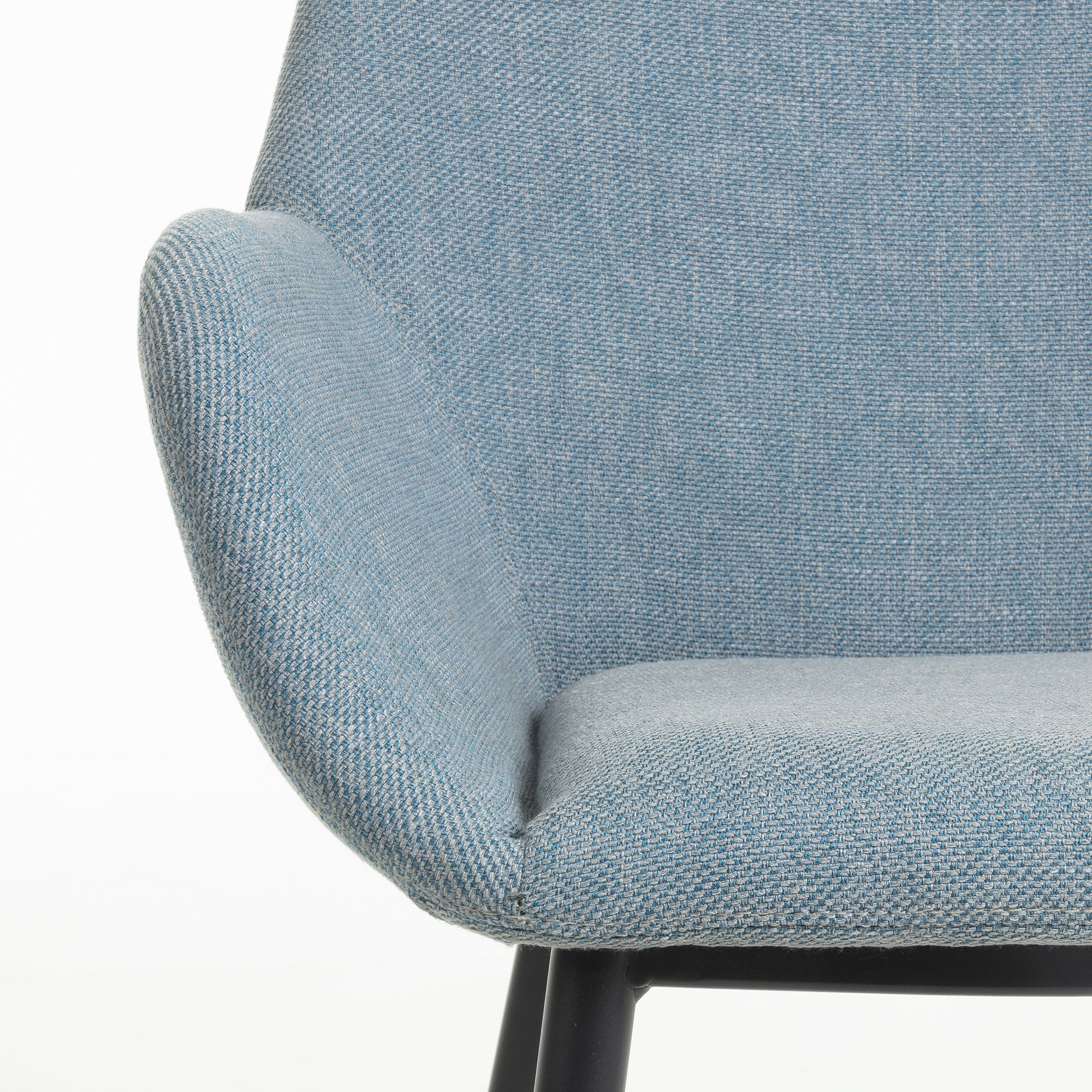 Kave Home Eetkamerstoel 'Konna', kleur Blauw