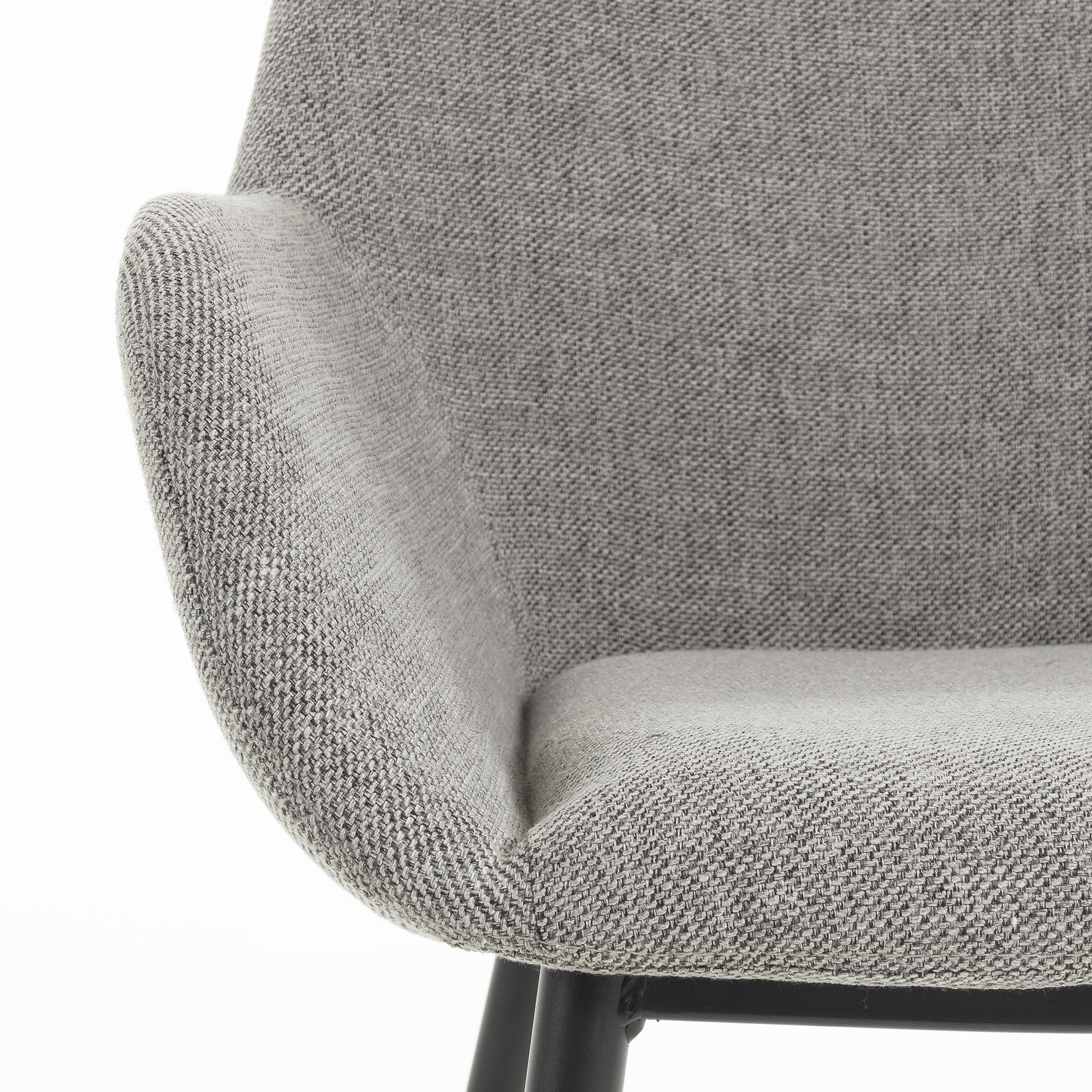 Kave Home Eetkamerstoel 'Konna', kleur Grijs