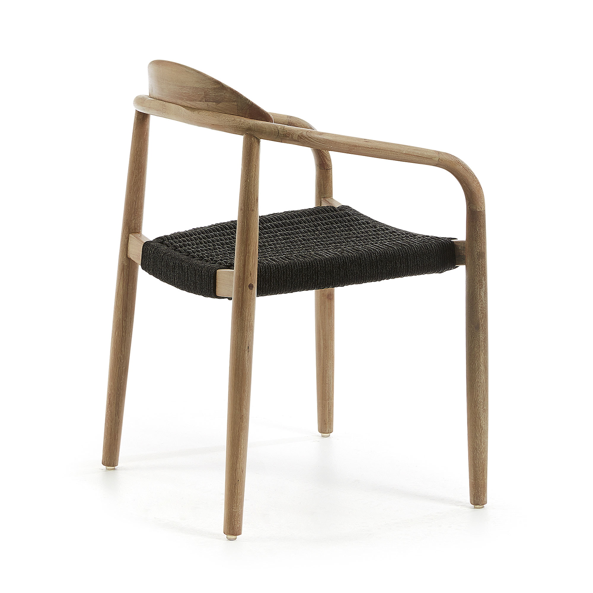 Kave Home Tuin / Eetkamerstoel 'Nina', kleur Donkergrijs