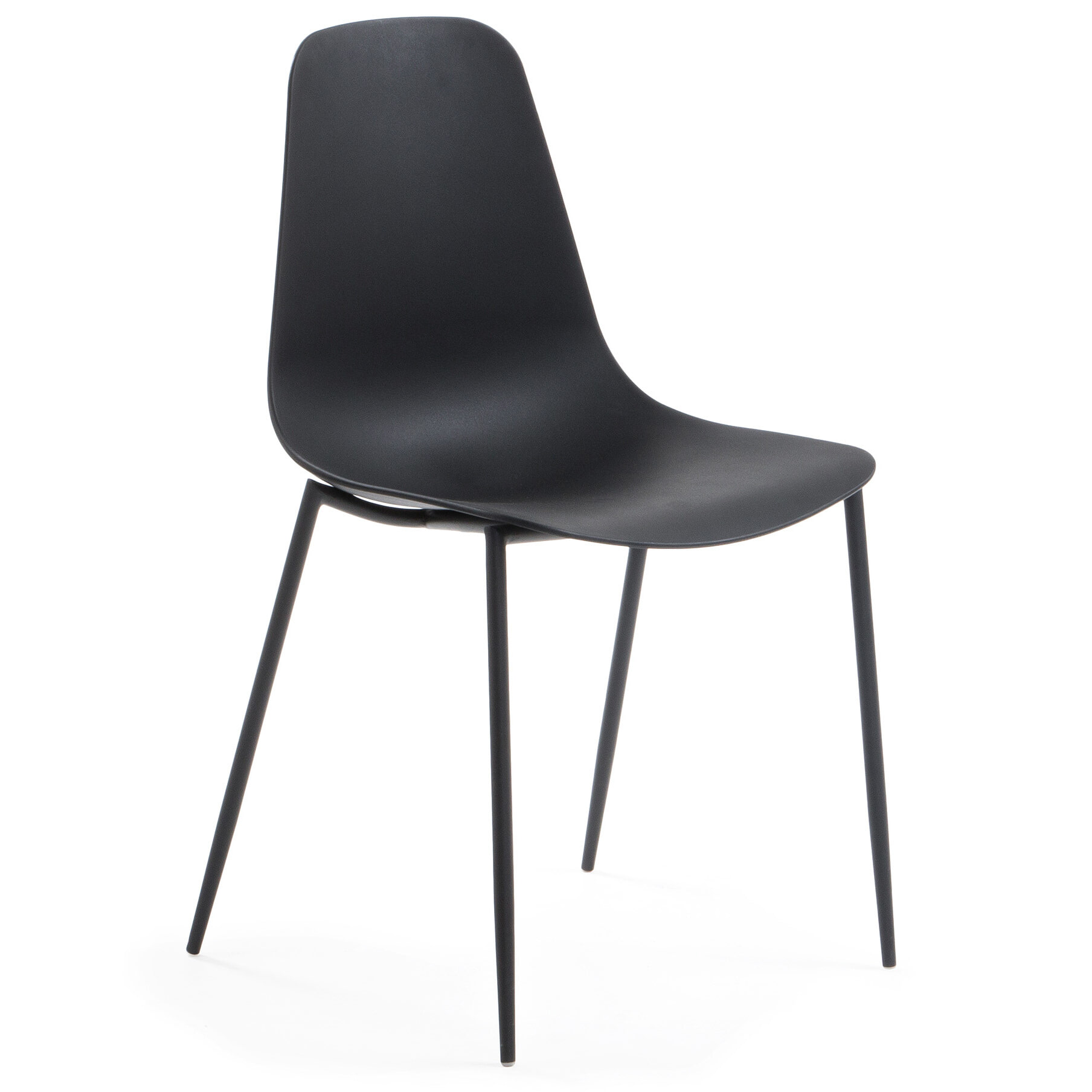 Kave Home Eetkamerstoel 'Whatts' kleur zwart