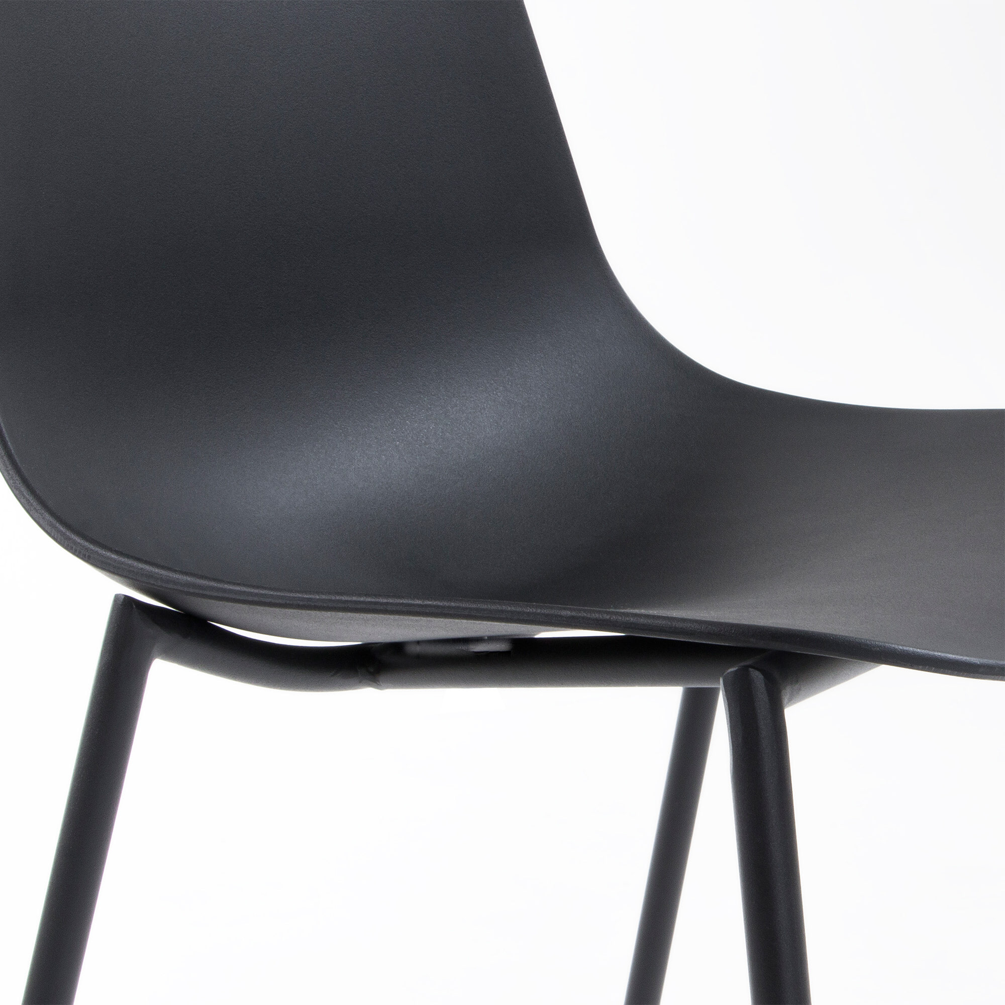 Kave Home Eetkamerstoel 'Whatts' kleur zwart