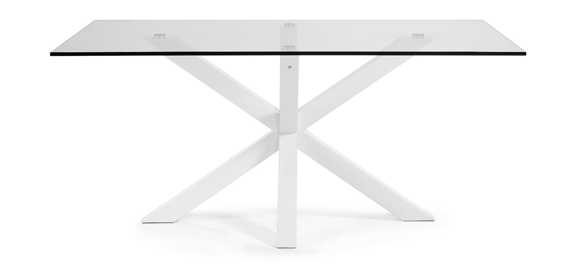 Kave Home Eettafel 'Argo' wit, 180 x 100cm