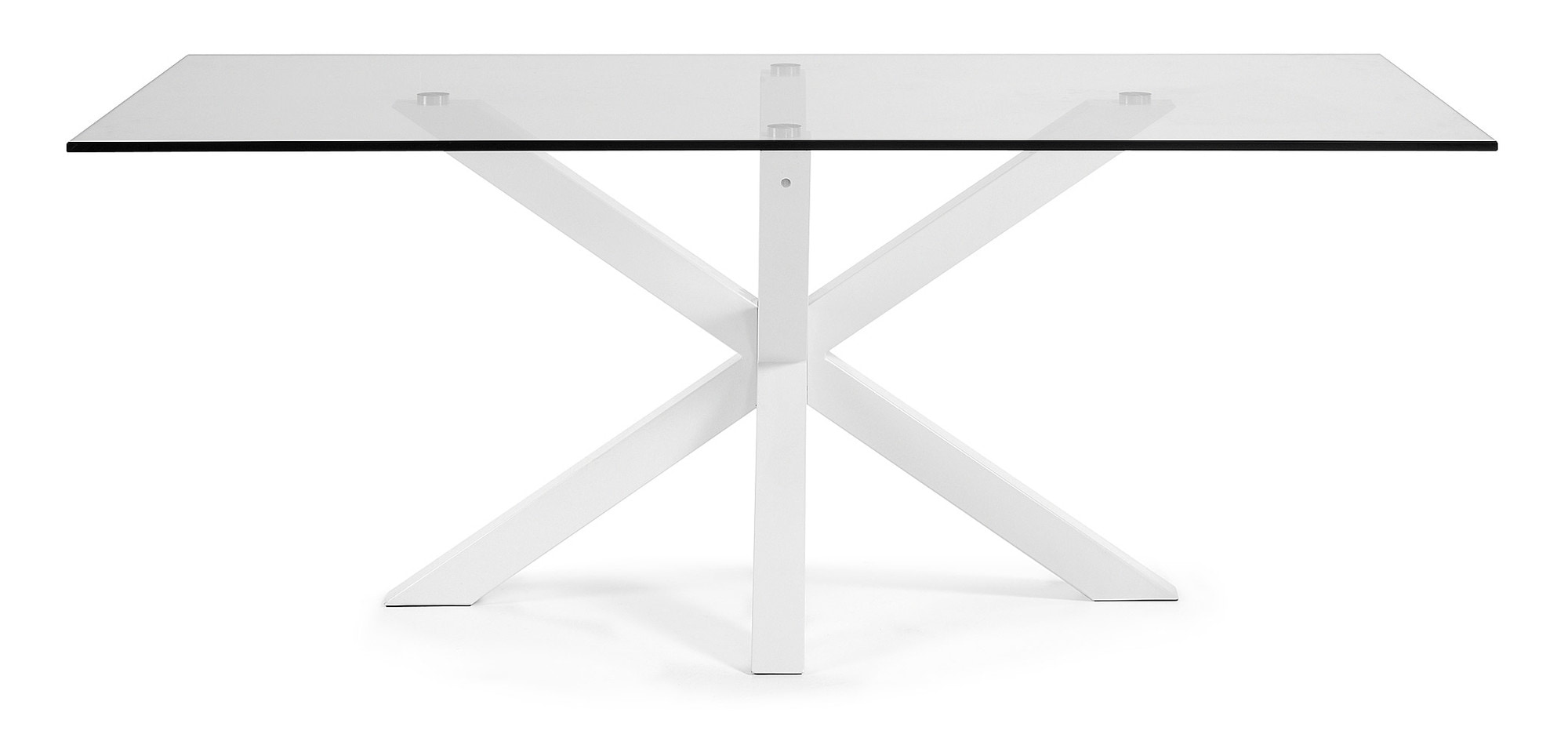 Kave Home Eettafel 'Argo' wit, 200 x 100cm