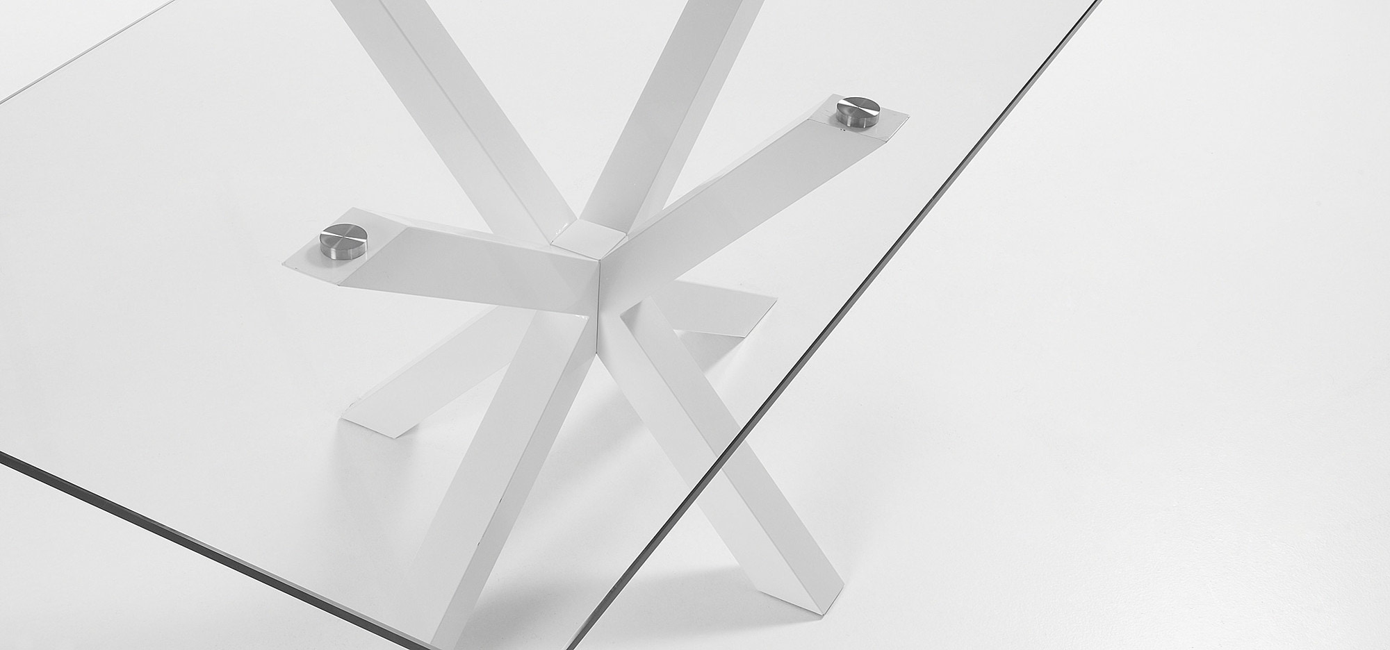 Kave Home Eettafel 'Argo' wit, 200 x 100cm