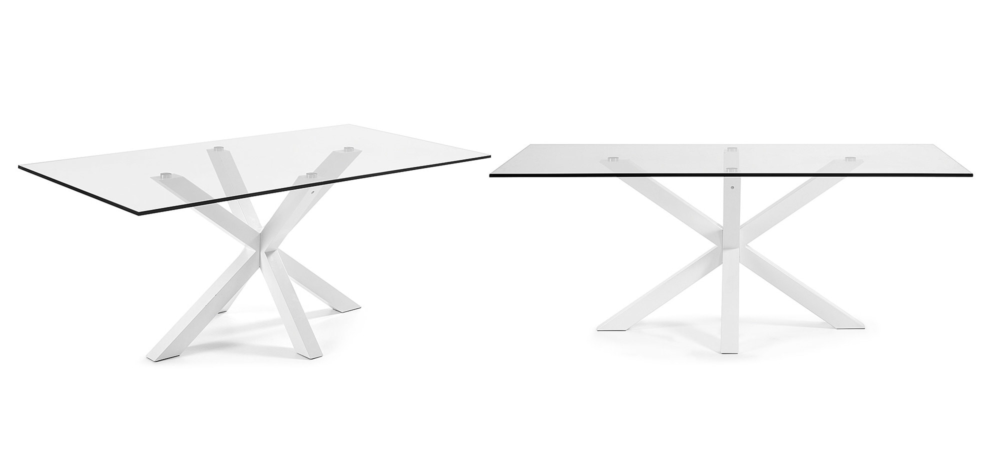Kave Home Eettafel 'Argo' wit, 200 x 100cm