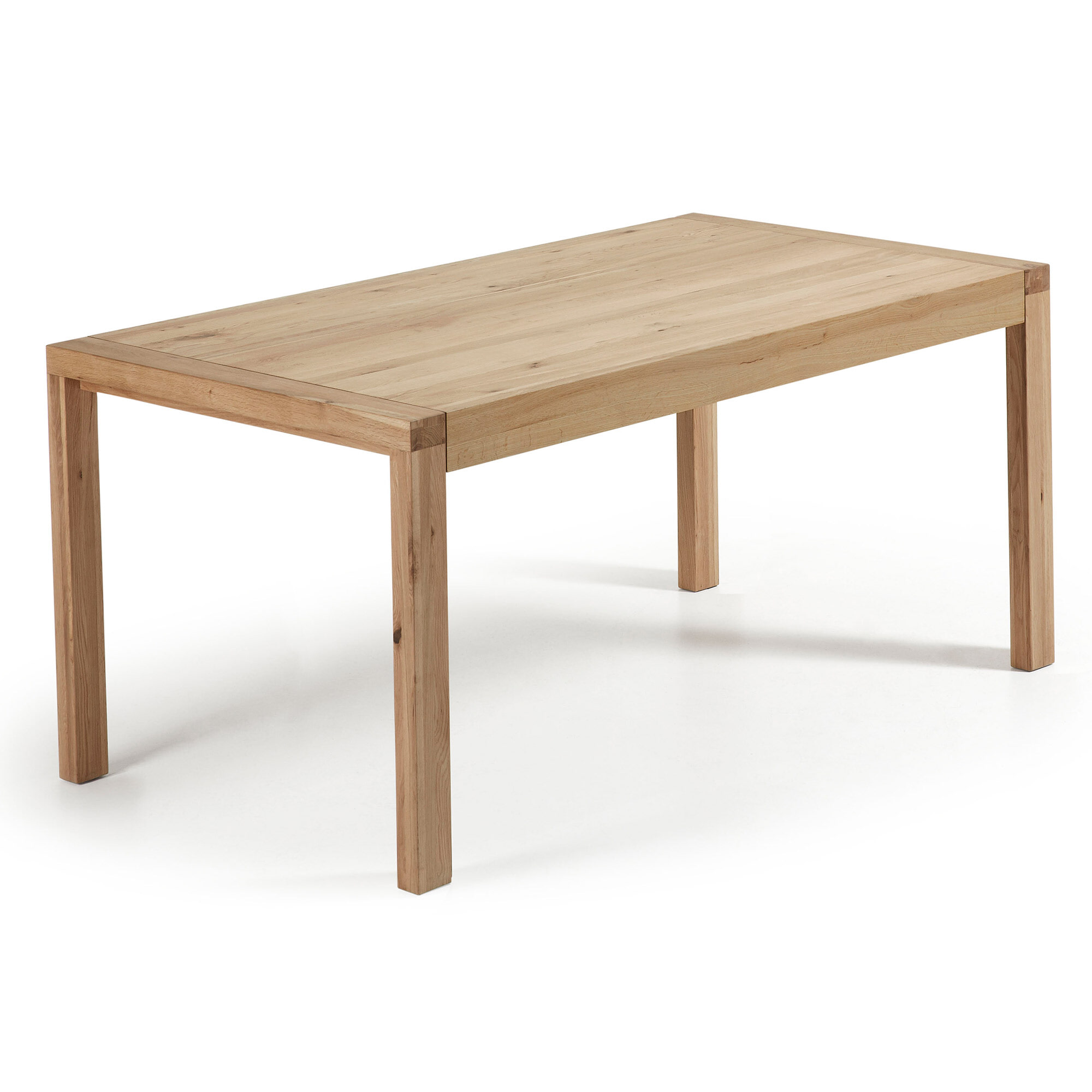 Kave Home Eettafel 'Briva' Eiken Naturel, 200 - 280 x 100cm
