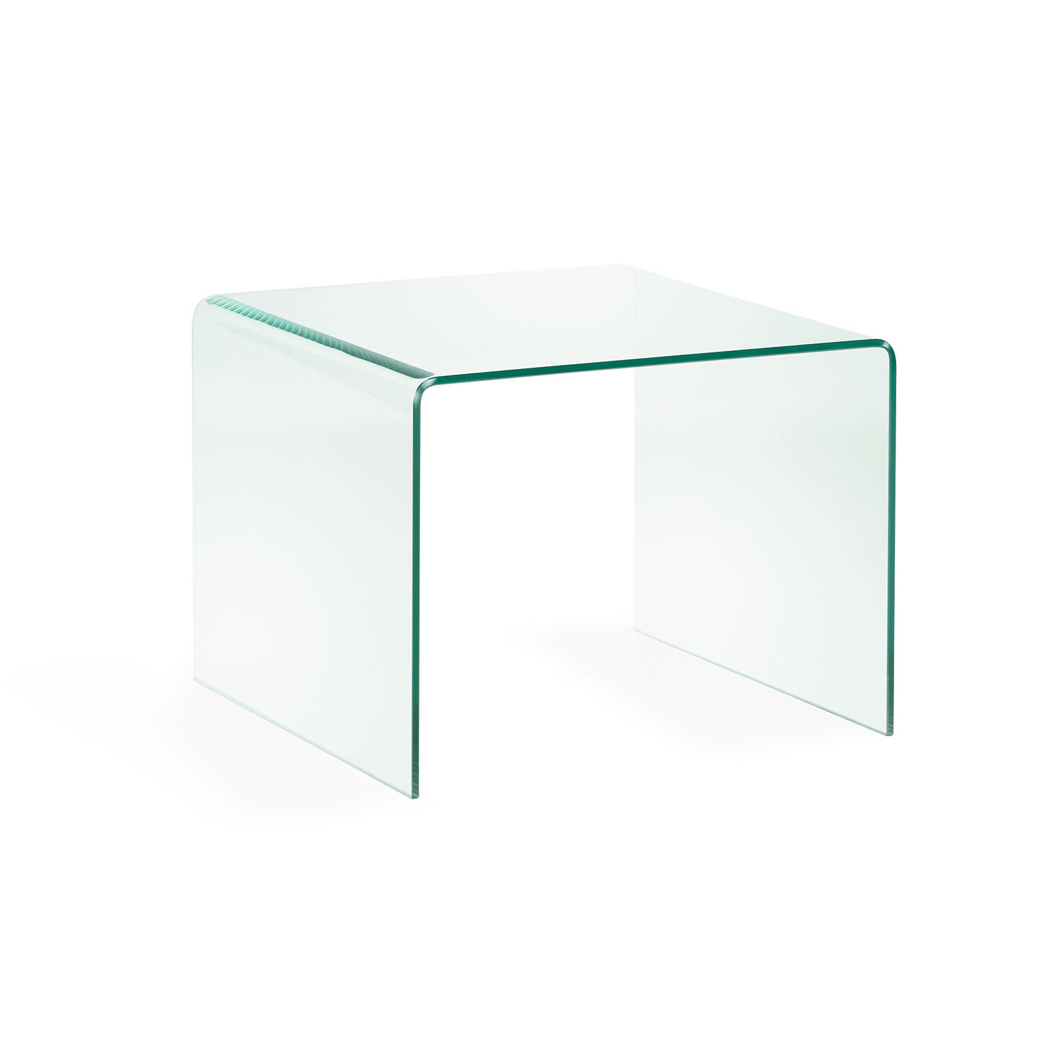 Kave Home Glazen Bijzettafel 'Burano', 60 x 60 cm