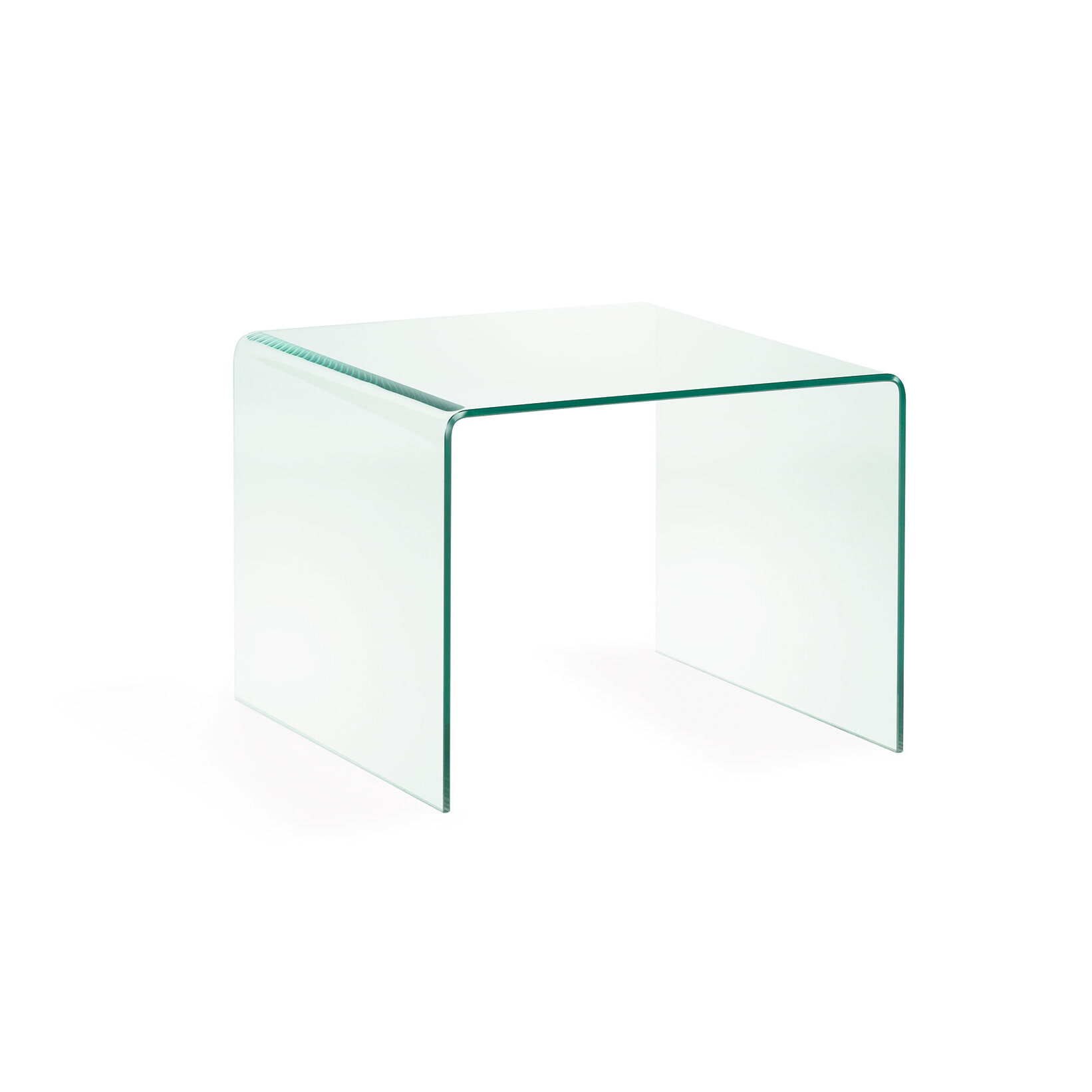 Kave Home Glazen Bijzettafel 'Burano', 60 x 60 cm