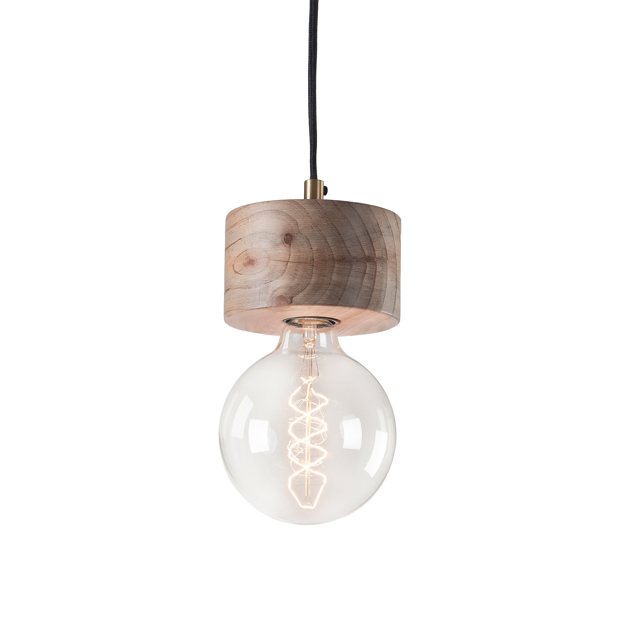 Kave Home hanglamp 'Allie' hout