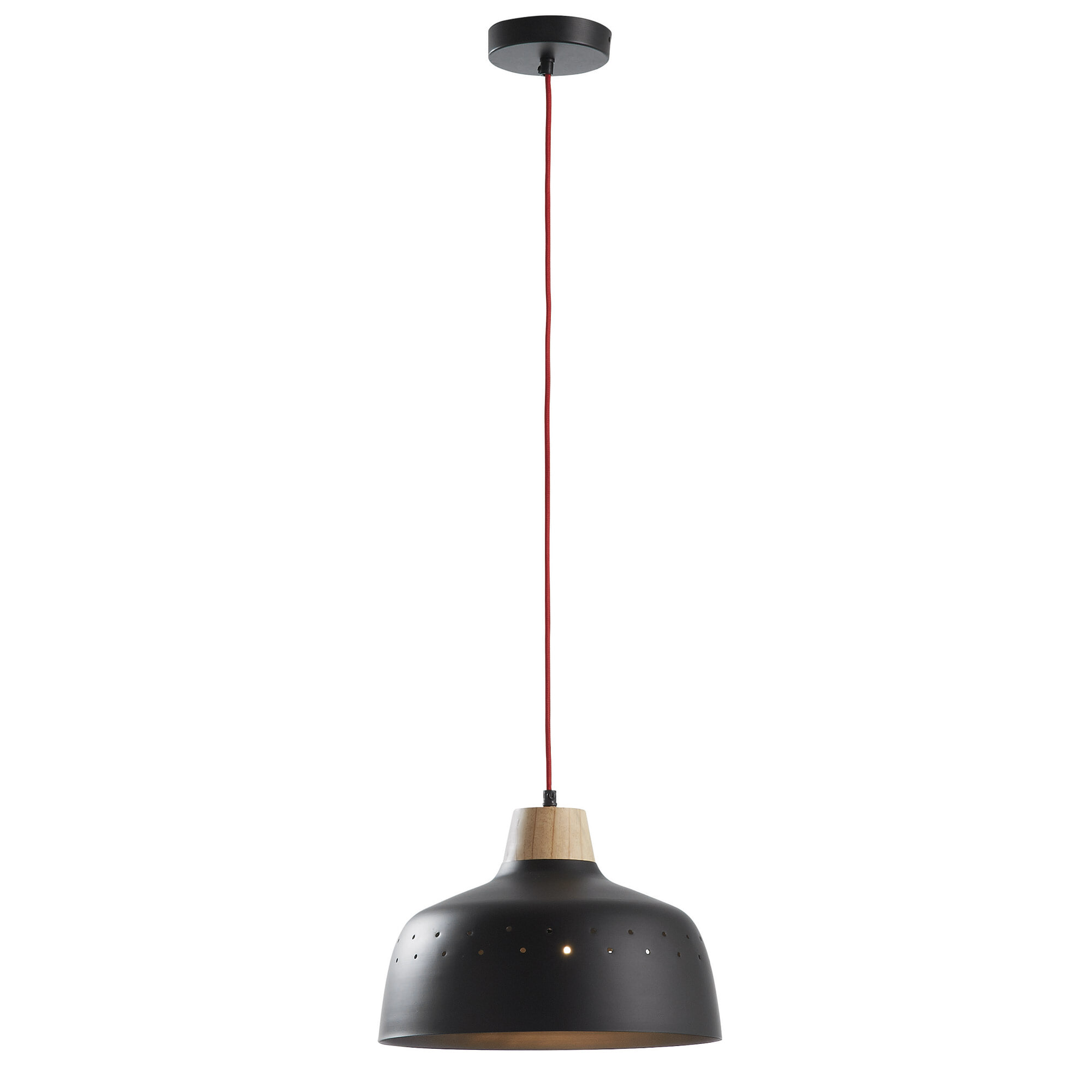 Kave Home Hanglamp 'Bits', kleur zwart